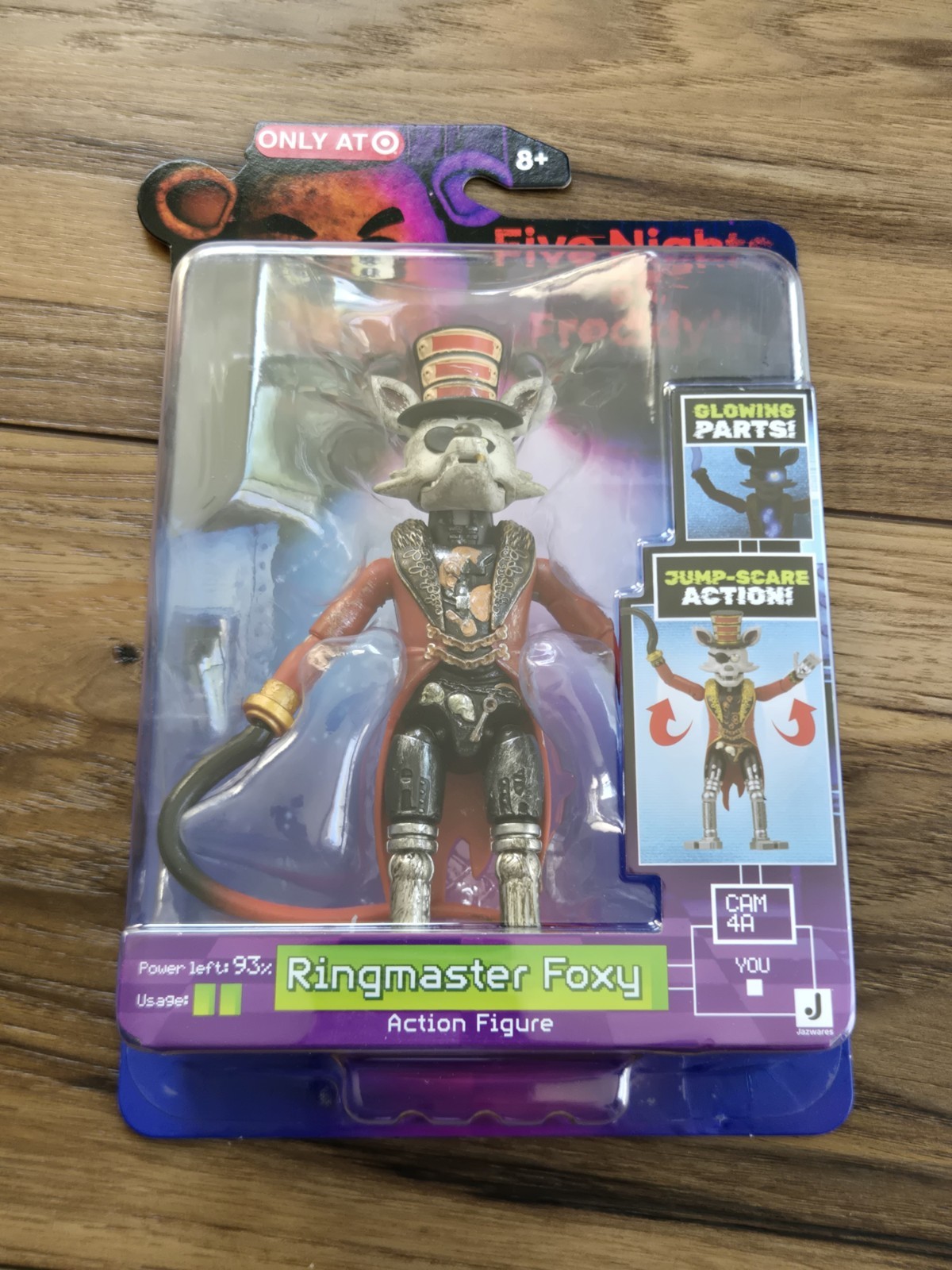 Five Nights at Freddy’s – “RINGMASTER FOXY” (TARGET EXCLUSIVE) JAZWARES *NEW*
