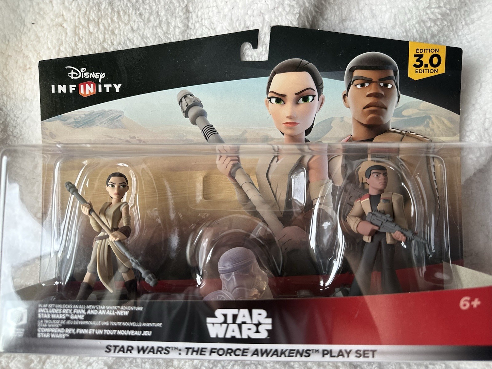 Disney Infinity 3.0 Star Wars Force Awakens Playset Rey Finn NEW Sealed