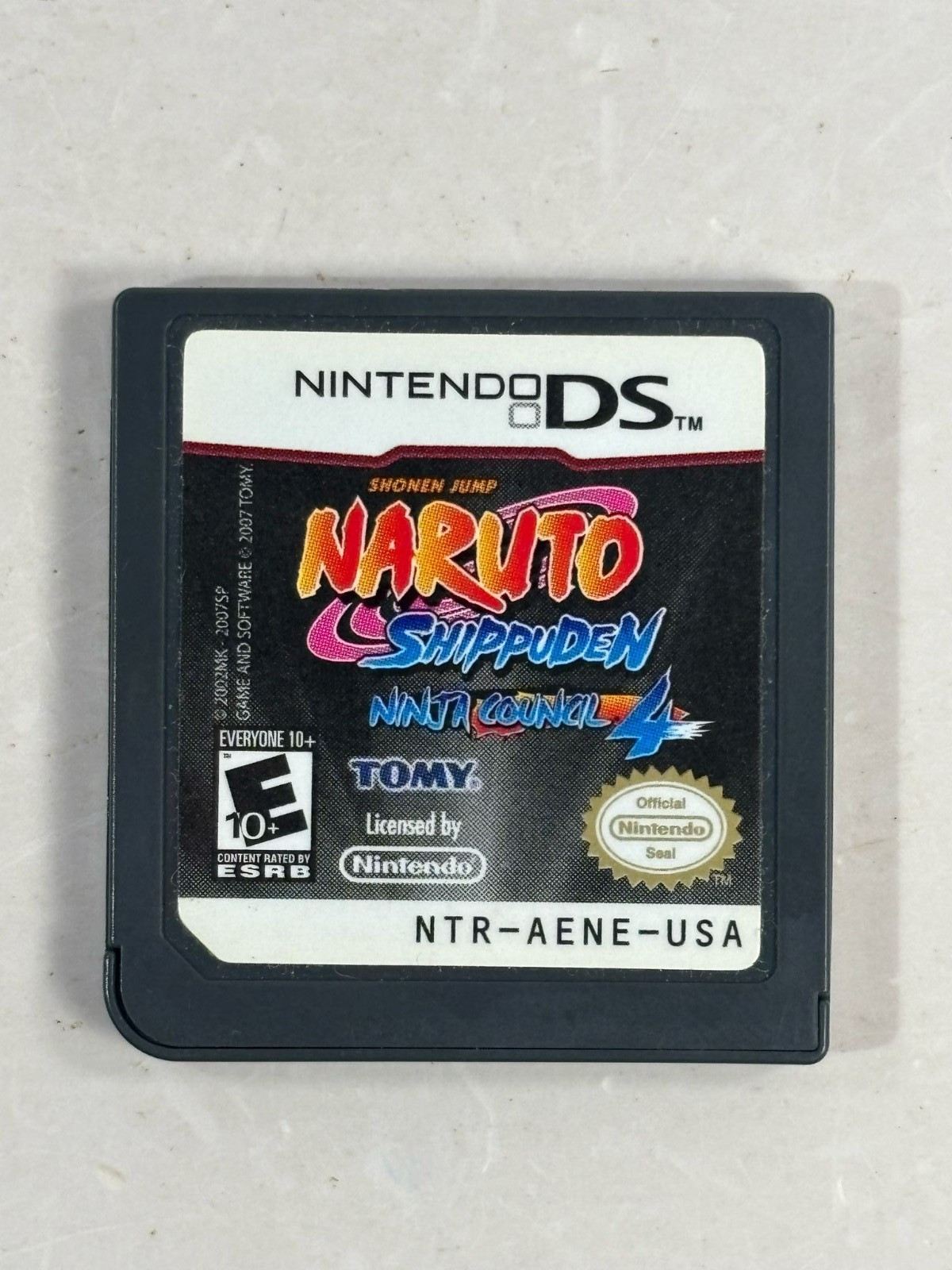 Naruto Shippuden: Ninja Council 4 (Nintendo DS, 2009) CIB with Mini Animation