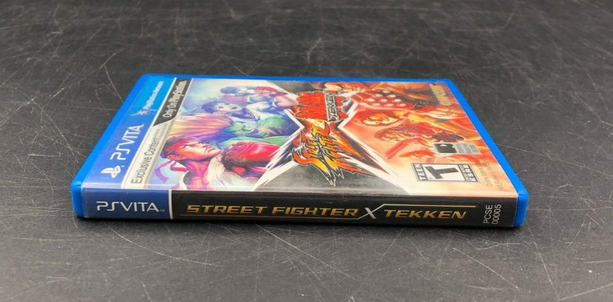Street Fighter X Tekken (Sony PlayStation Vita, PSVITA) in Case w/ Insert