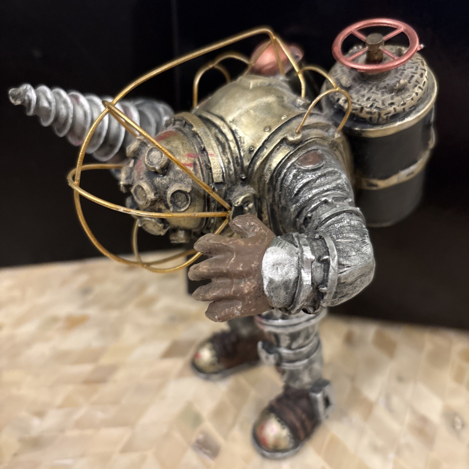 Big Daddy Bioshock Resin Figurine 6 Inch Sculpture Statue Model HEAVY