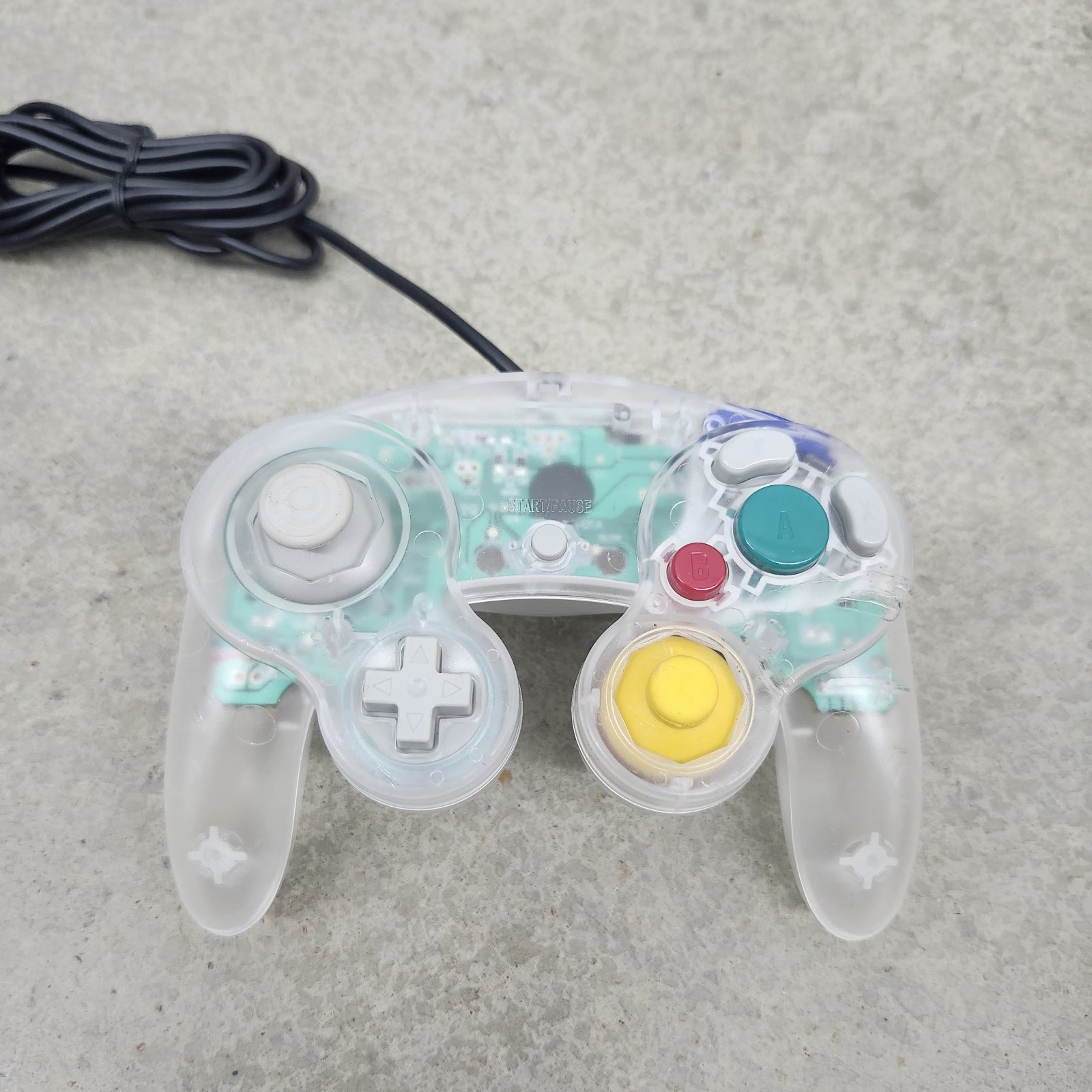 Wired NGC Controller Gamepad For Nintendo GameCube GC & Wii U Console CLEAR
