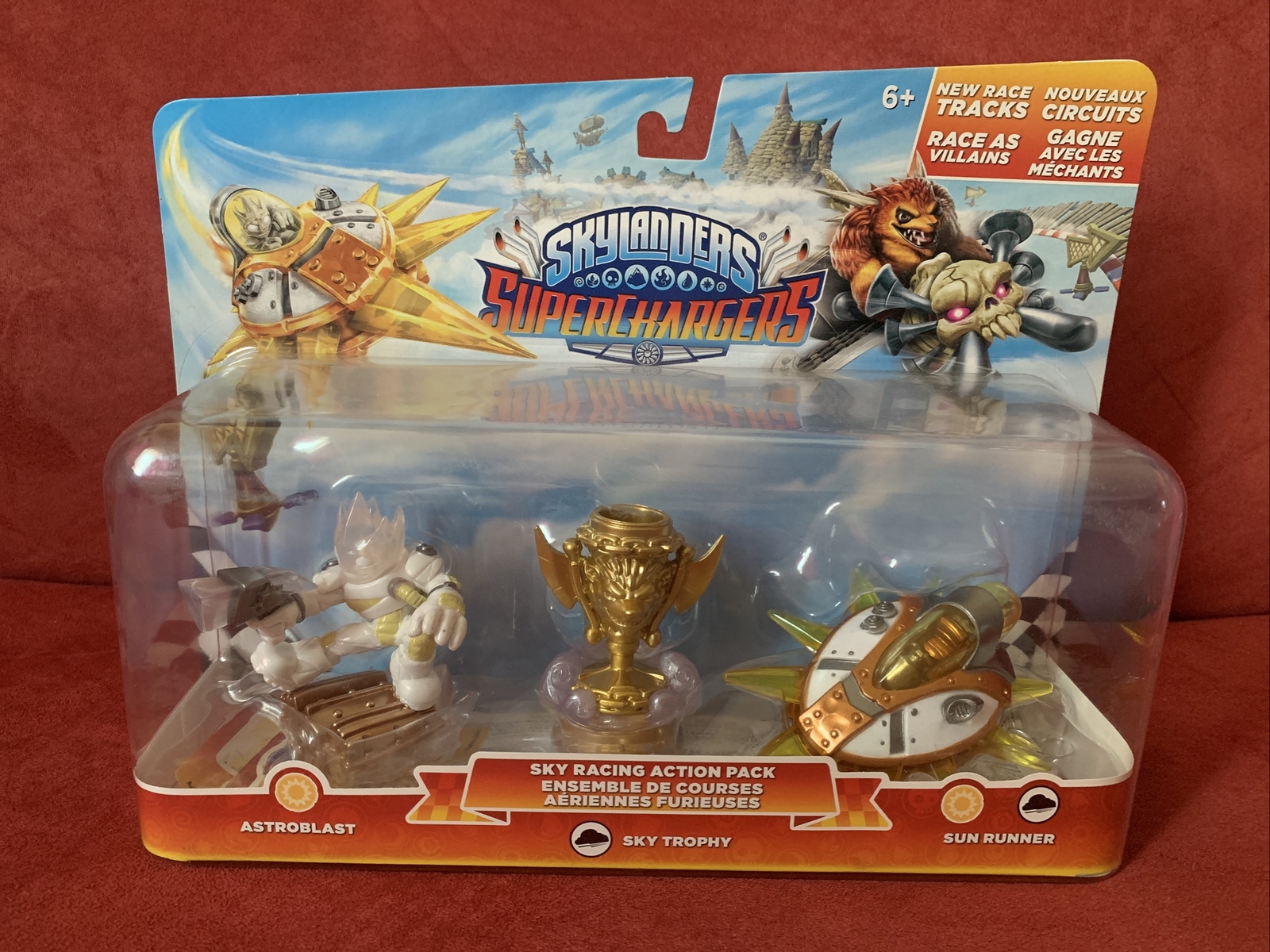 Skylanders Superchargers Sky Racing Action Pack Astroblast Sun Runner Trophy 🏆