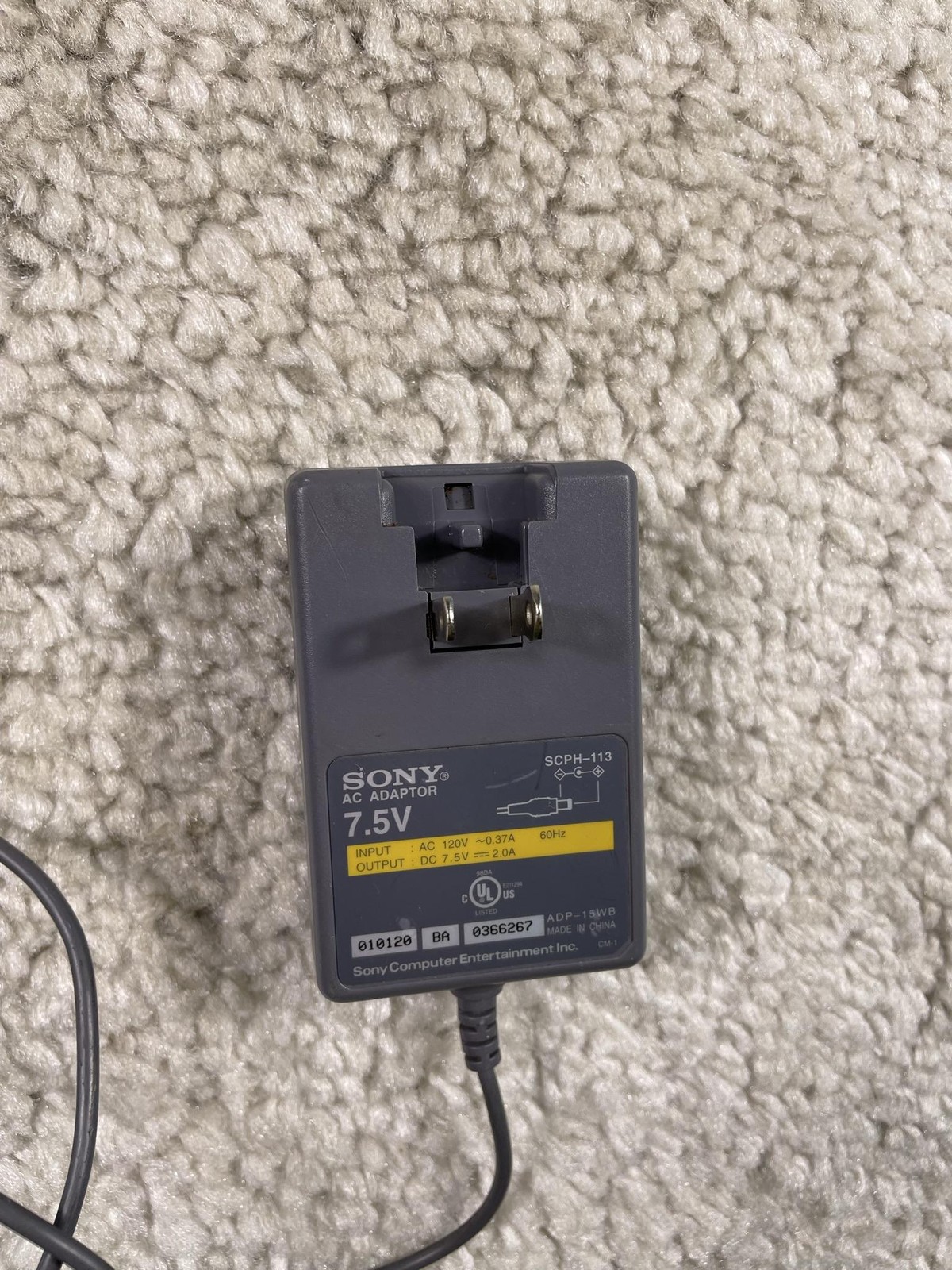 Sony PS One SCPH-101 Gray Console LCD Screen SCPH-131 Controller Adapter Tested