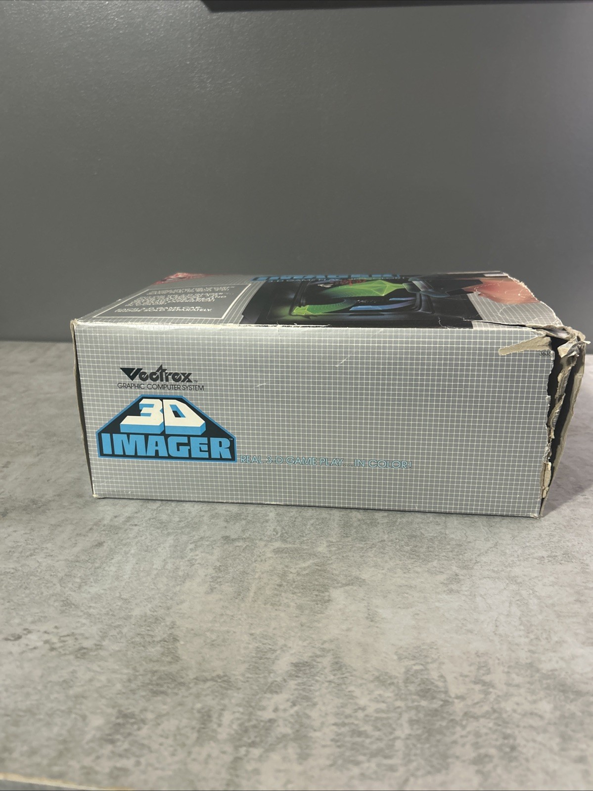 DEFECTIVE GCE Vectrex 3D Imager 1983 Rare with 3D MineStorm Complete CIB G3D