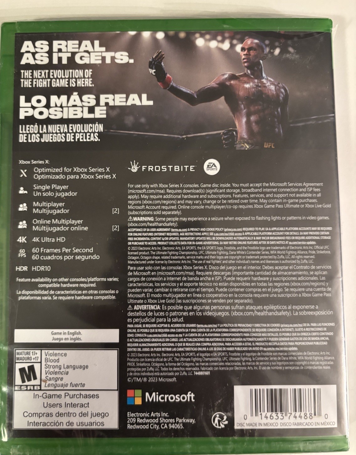 EA SPORTS UFC 5 Xbox Series X – NEW SEALED