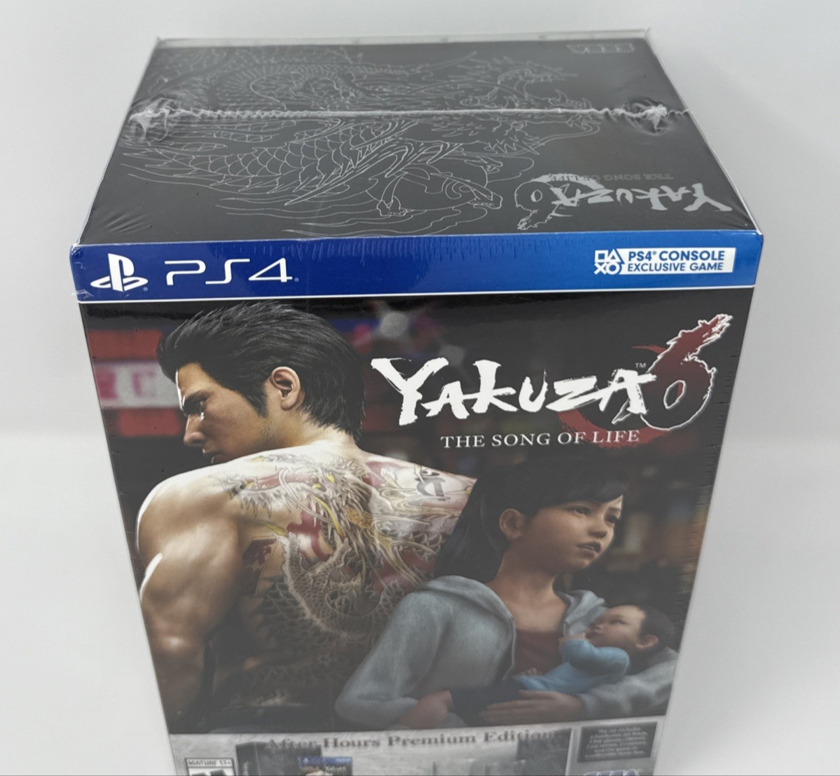 Yakuza 6 After Hours Premium Edition PS4 NEW Sealed Slit in Wrap READ Rare Set