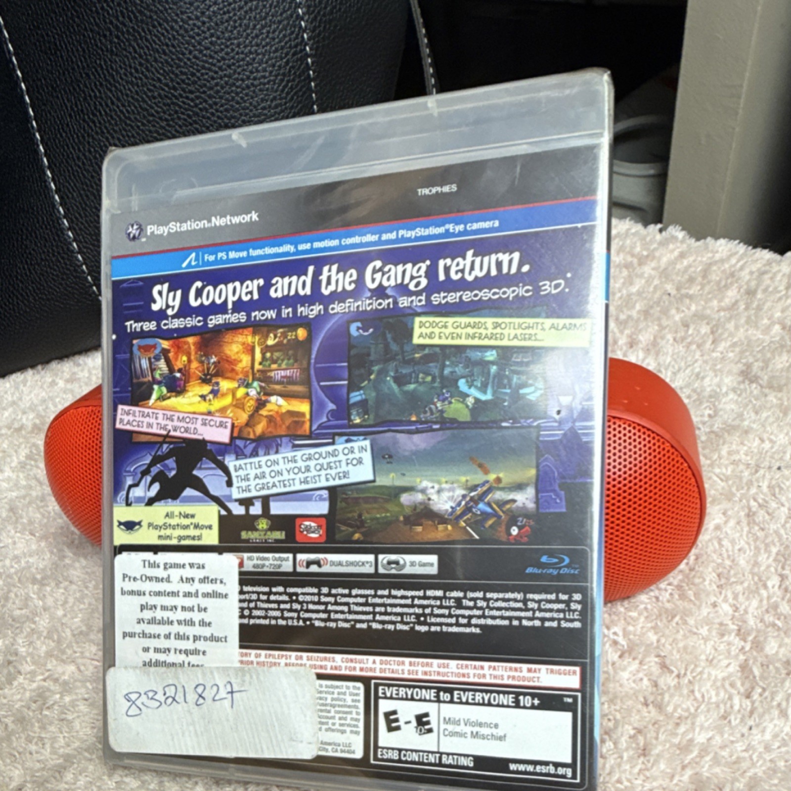 Sony PlayStation 3 DVD Keep Case The Sly Collection with Original Box Art new