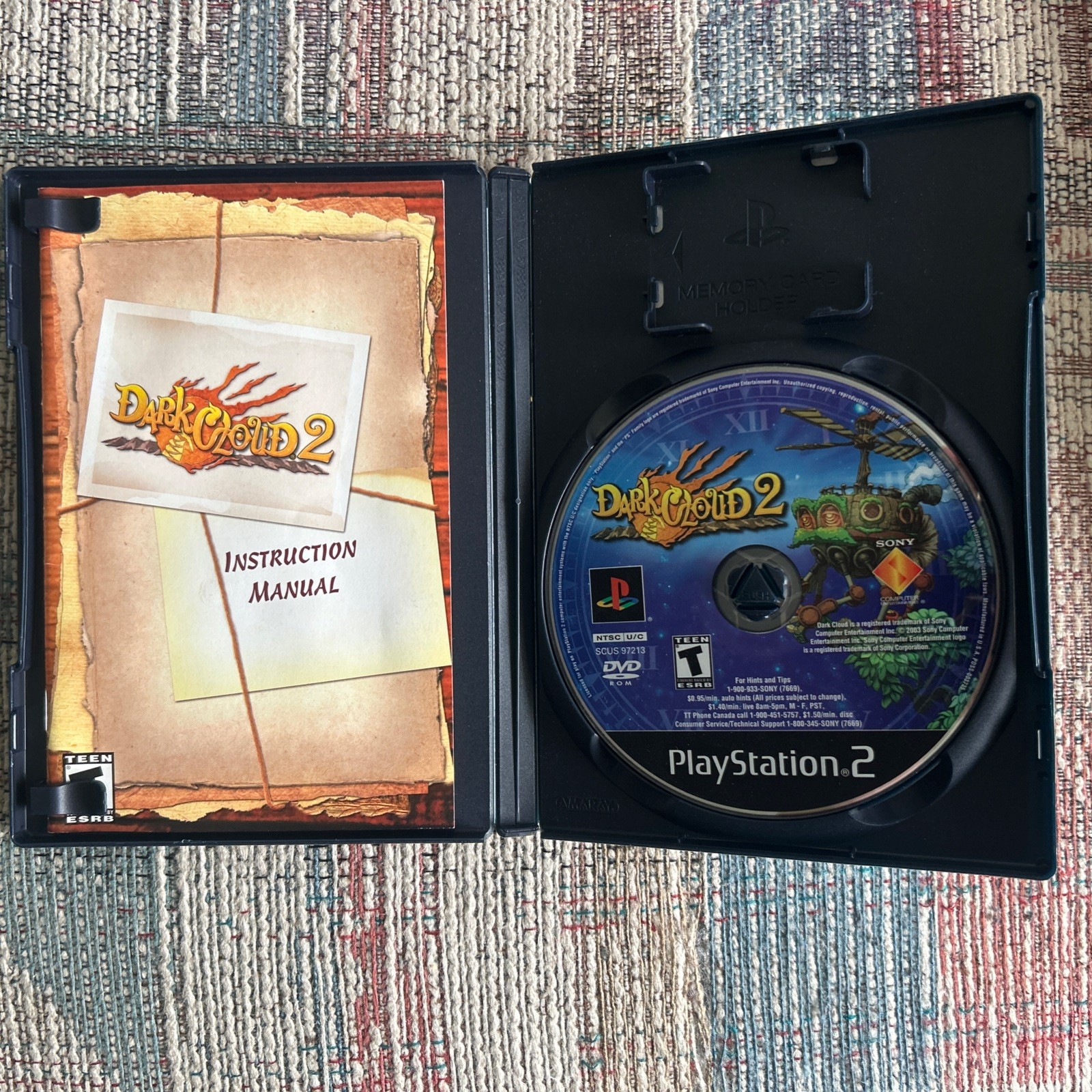 SONY PLAYSTATION 2 PS2 – DARK CLOUD 2 Complete w/ Manual