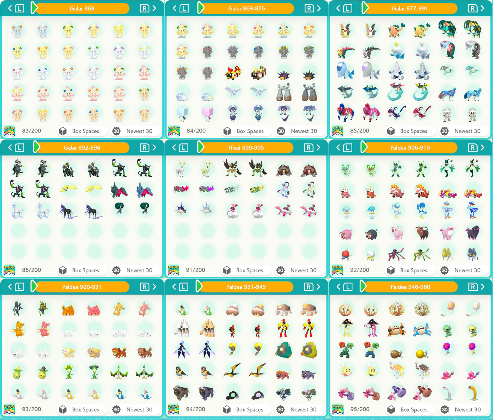 Full Living Dex | Pokemon Home | Definitive Edition | COMPLETE