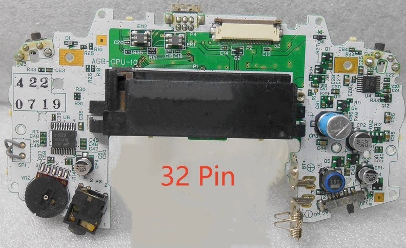 Original Pulled Motherboard for GBA Mainboard for Gameboy Advance 32Pin / 40Pin