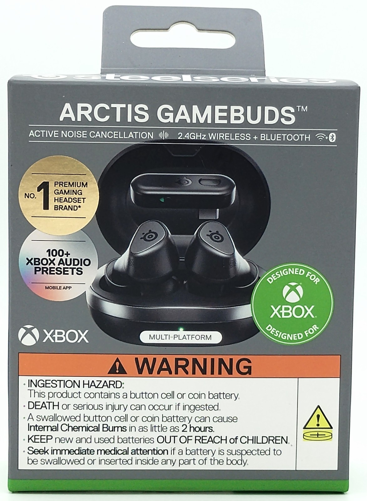 SteelSeries Arctis Wireless GameBuds Earbuds – XBOX (Unopened)