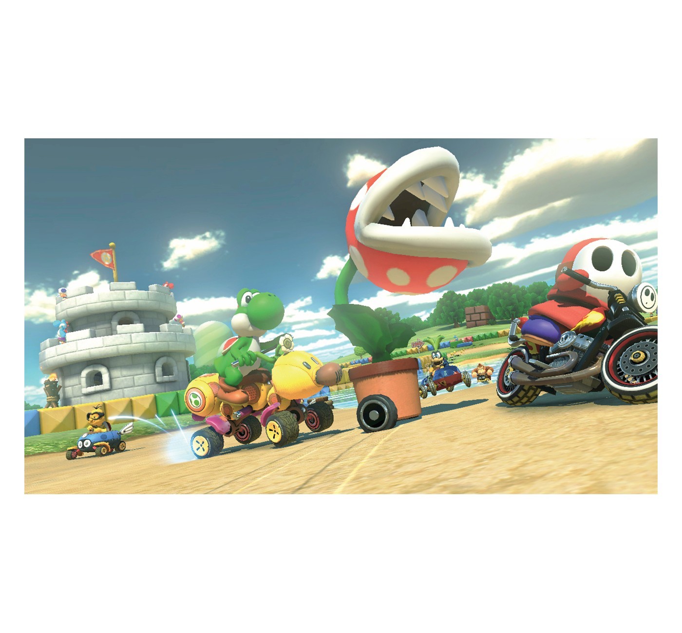 Nintendo Wii U Console 32GB Mario Kart 8 Deluxe BUNDLE SET Game System WiiU