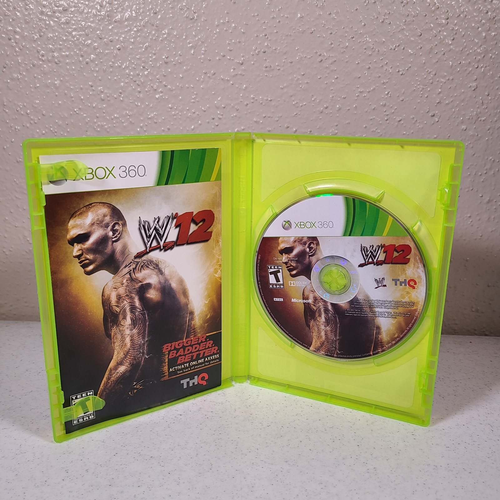 WWE ’12 & 2K15 Microsoft Xbox 360 Game Bundle LOT Tested & Working