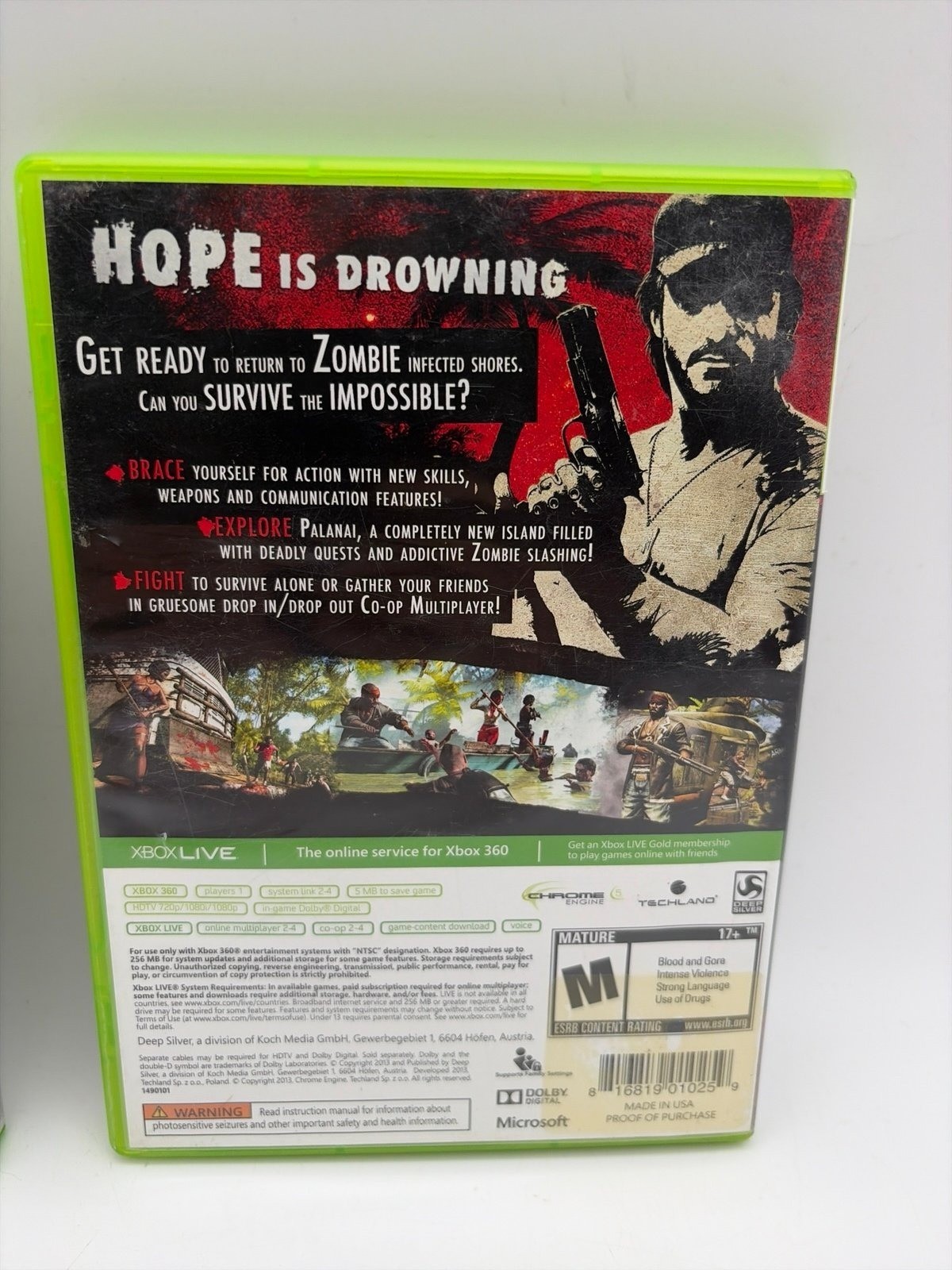 Dead Island & Dead Island Riptide Special Edition Microsoft Xbox 360 Tested Work