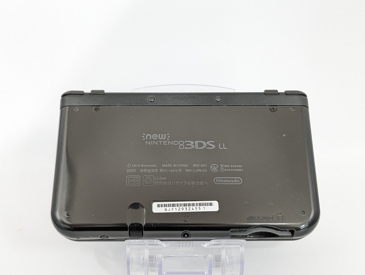 B127 Nintendo new 3DS LL XL console Metallic Black Japan w/pen adapter case fx