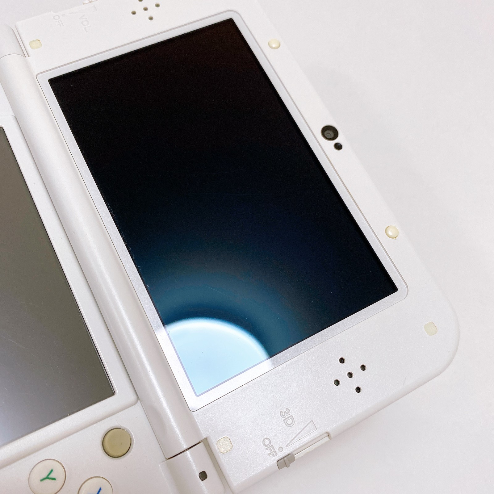 【Dual IPS】New Nintendo 3DS LL XL Pearl WhiteConsole Japan Tested Rank A