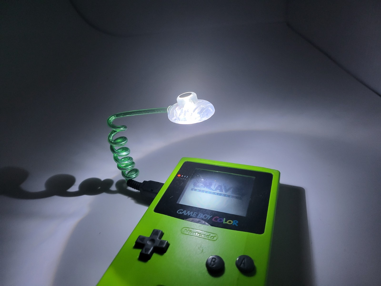 NEW Super Bright LED Snake Worm Light for GameBoy Color No Batteries Required