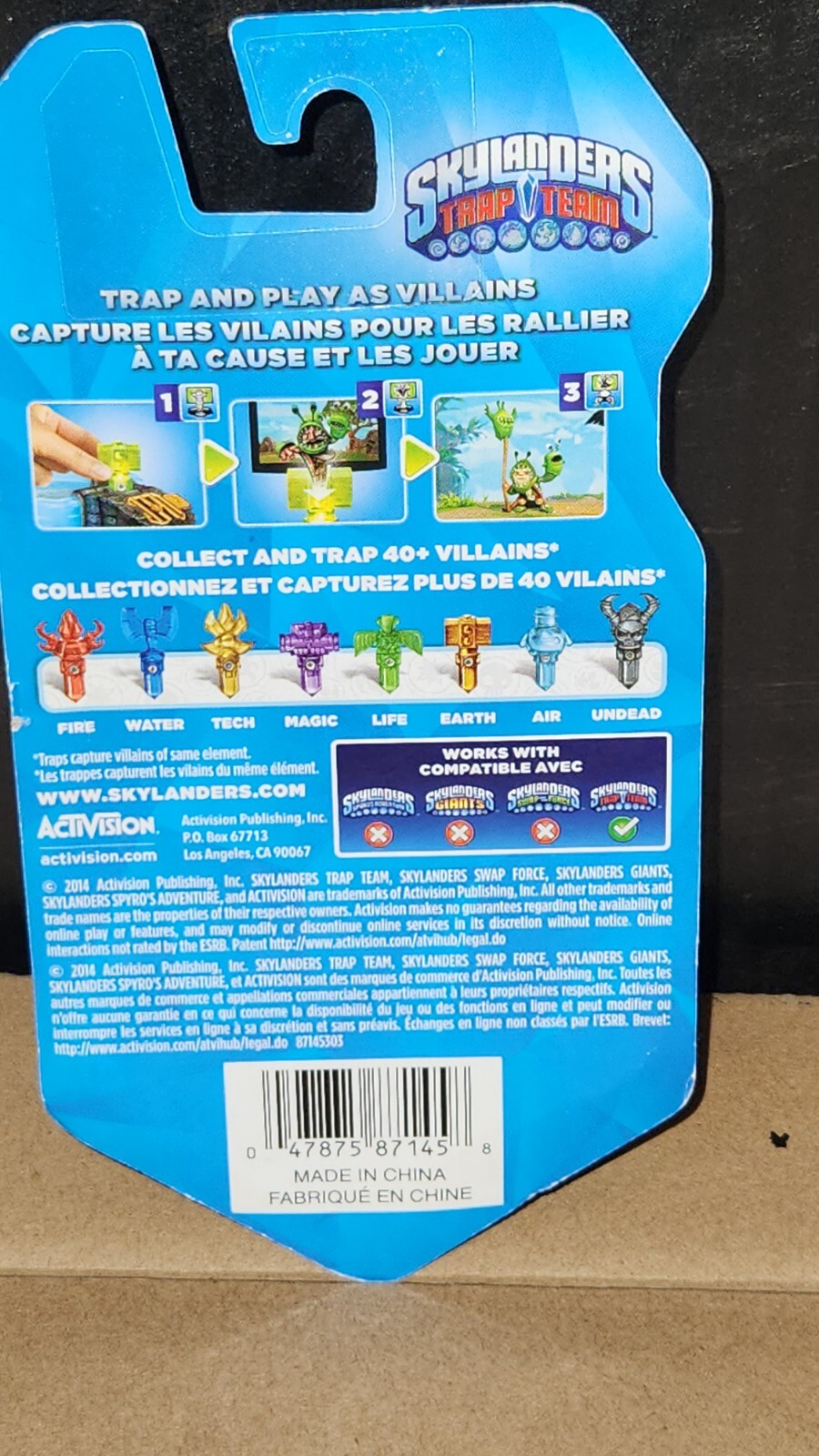 Skylanders Trap Team Undead Axe Trap (Mint)