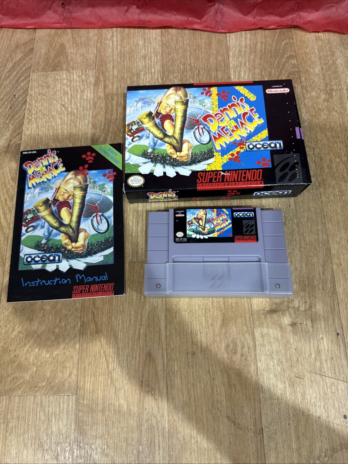 Dennis The Menace (Super Nintendo Entertainment System, 1993) Complete