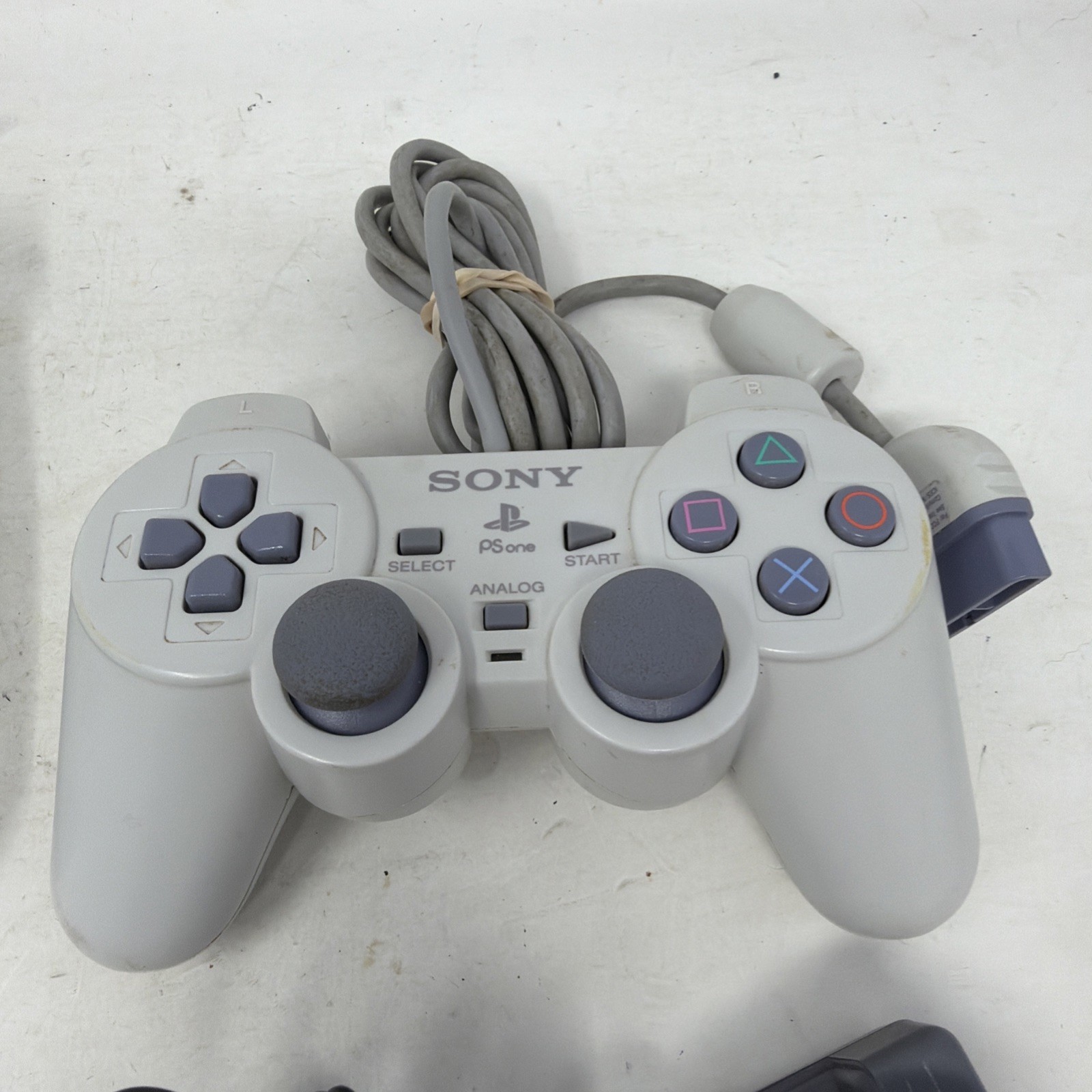 PSOne Console & LCD Screen Bundle Controller & Cords Tested Works SEE PICS