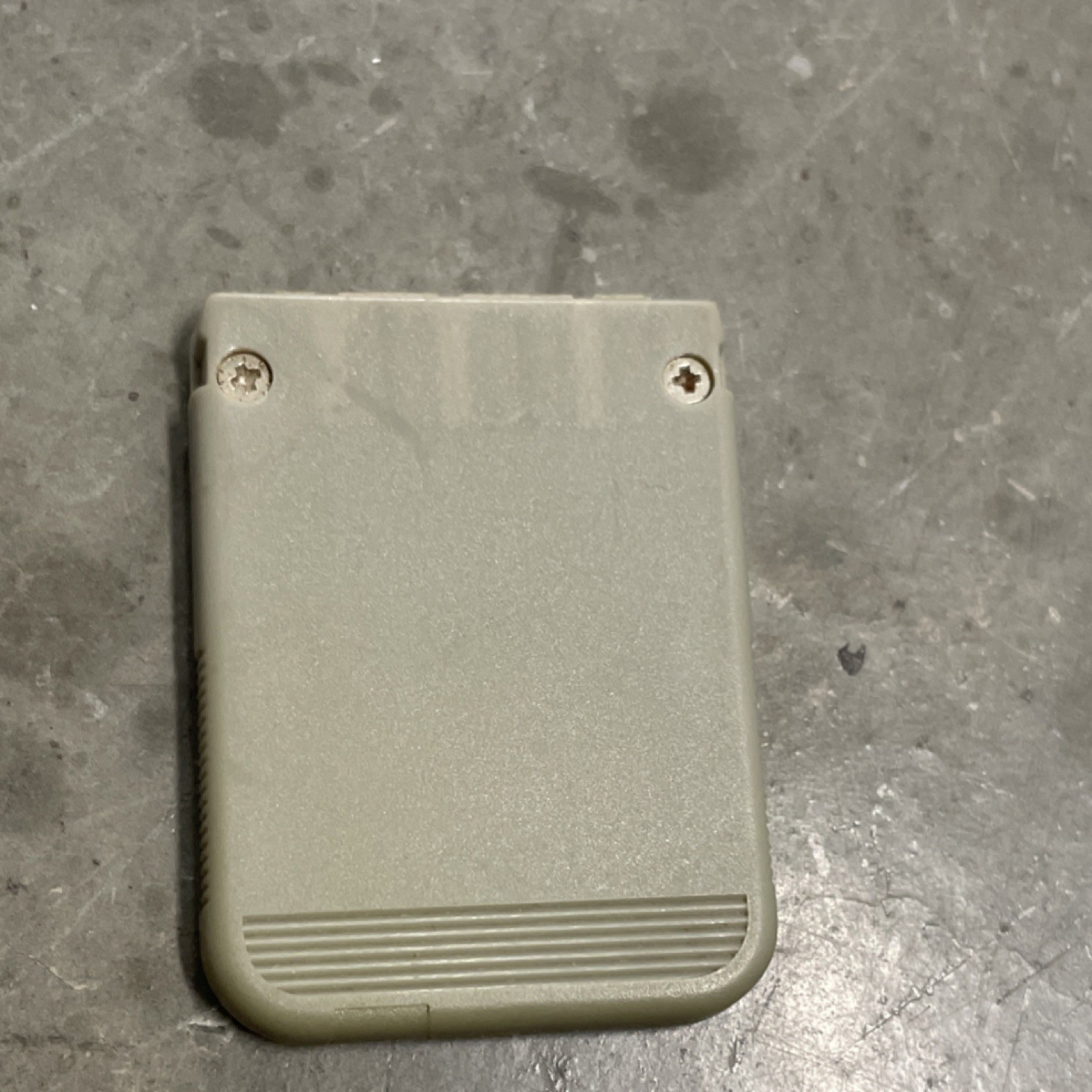PSM Final Fantasy VII Gray PS1 Memory Card Expansion Pack 1MB SCPH1020