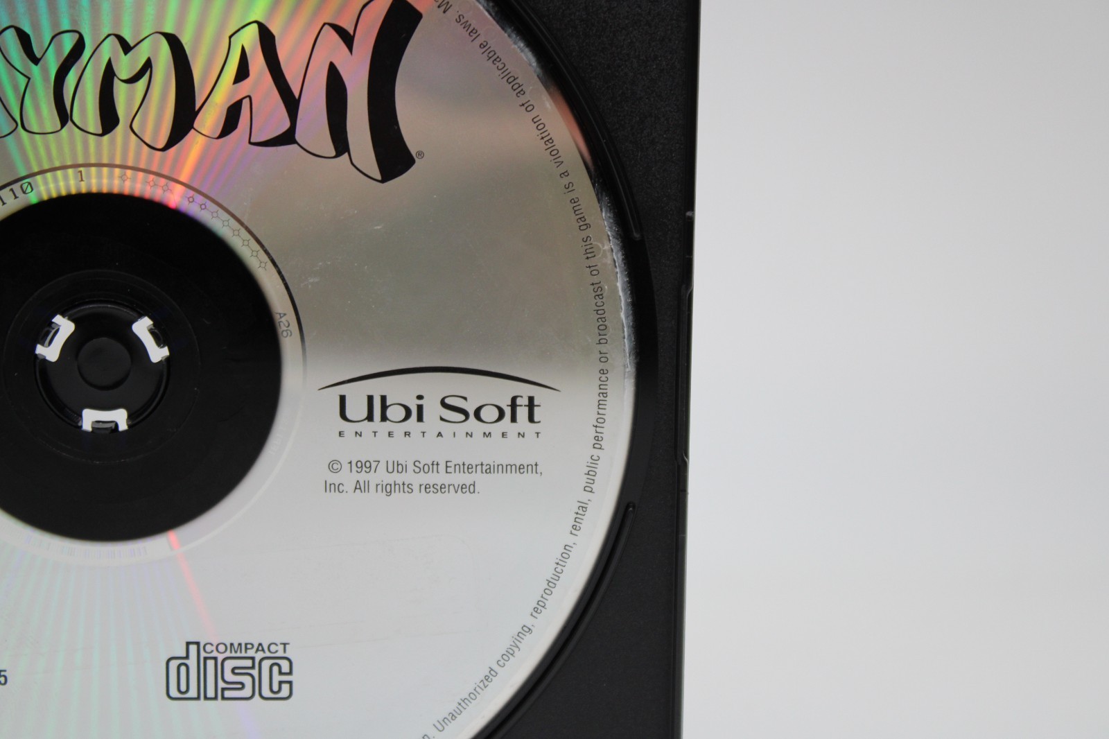 Refurbished PS1 Rayman 1 Greatest Hits GH Disc Only Mint Clean Pristine Good