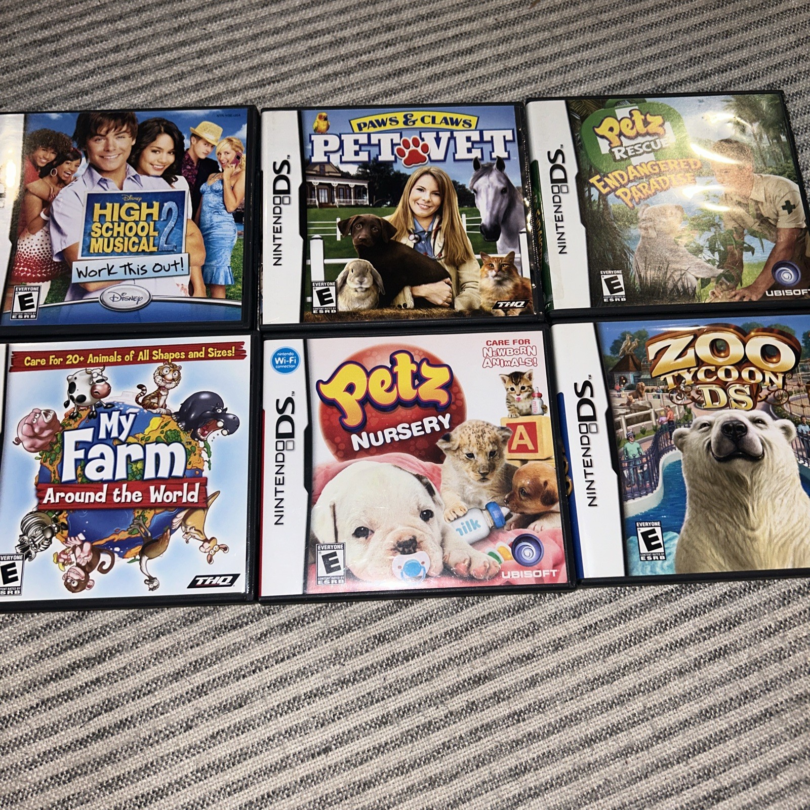 Nintendo DS Games Bundle lot Of 6 Games All Complete. All Tested Working CIB
