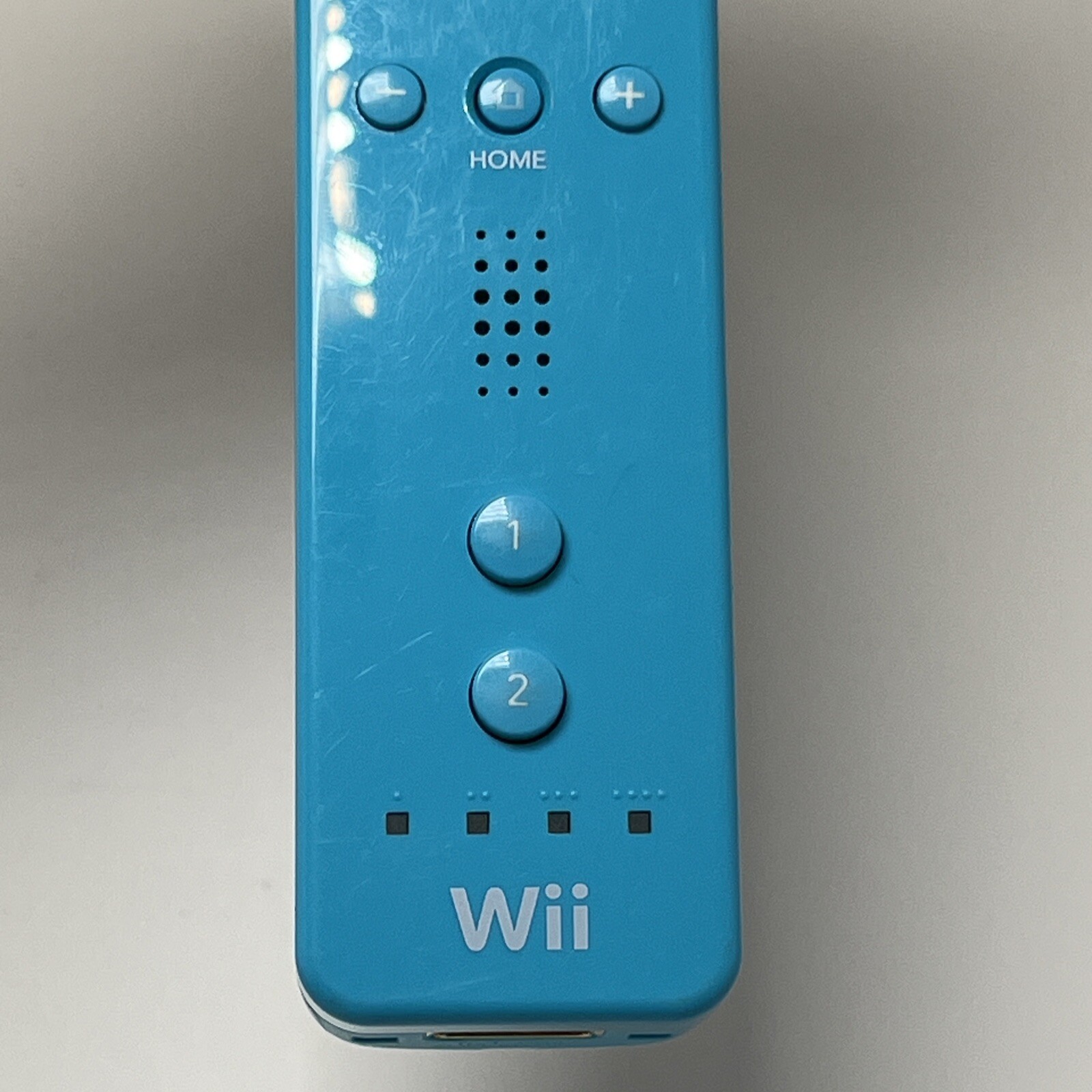 Nintendo Wii Controller Blue RVL-036 Tested