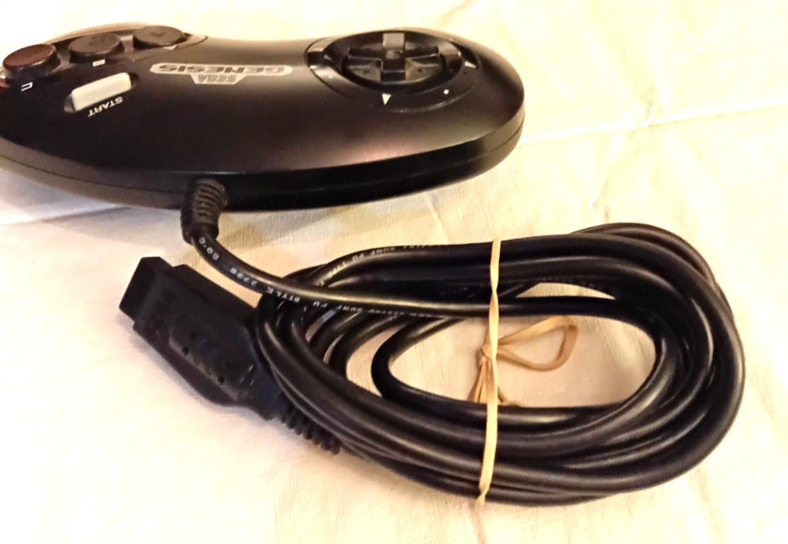 Sega Genesis Console MK-1631A Complete Hook-Ups & Controller Work Perfectly!