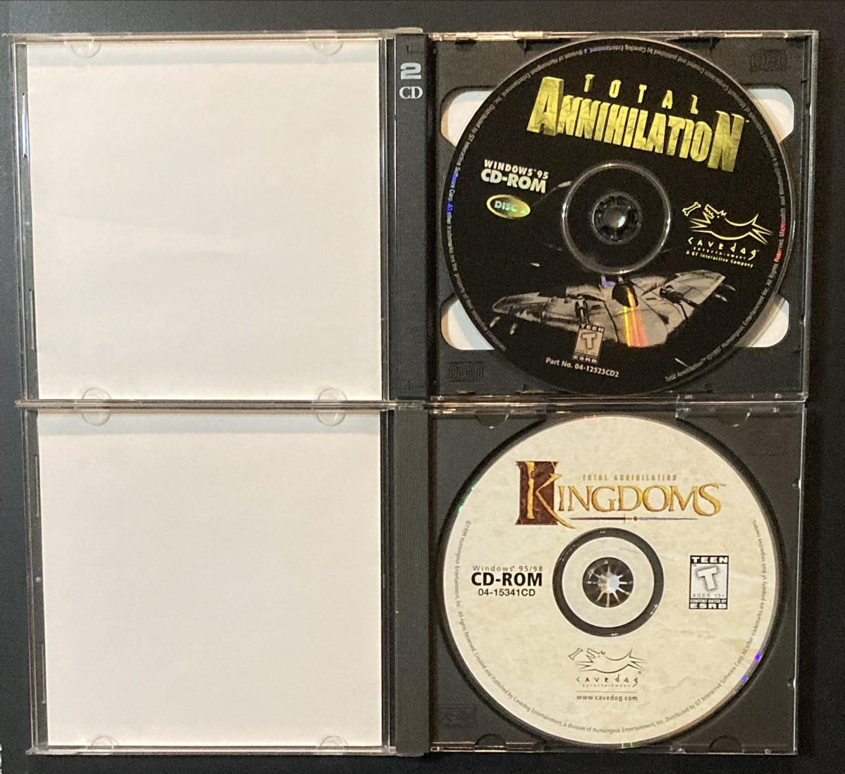 Total Annihilation and Kingdoms Expansion PC Games WIN 95 98