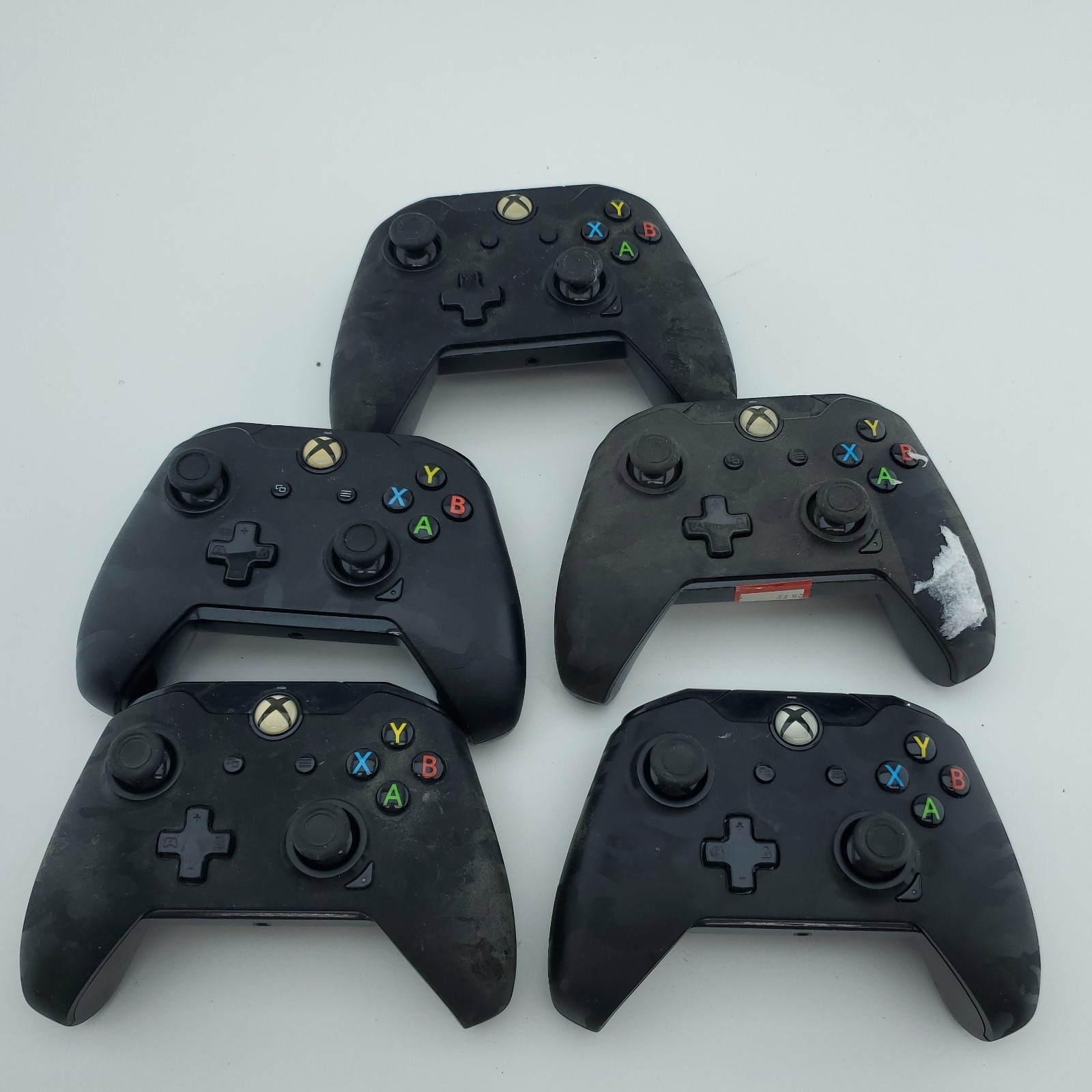 Lot Of 5 PDP 048-065 Wired Controller Camo Black for Xbox One, X|S, PC