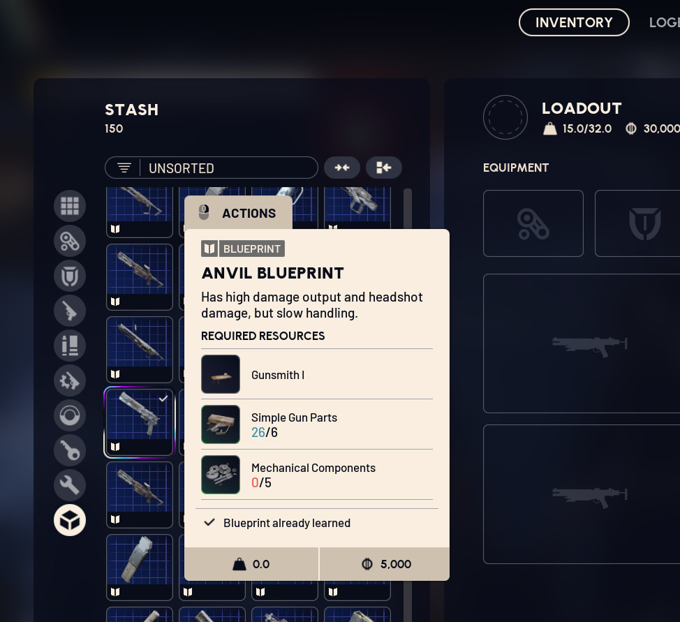 Anvil Blueprint – ARC Raiders | PS5 / Xbox / PC