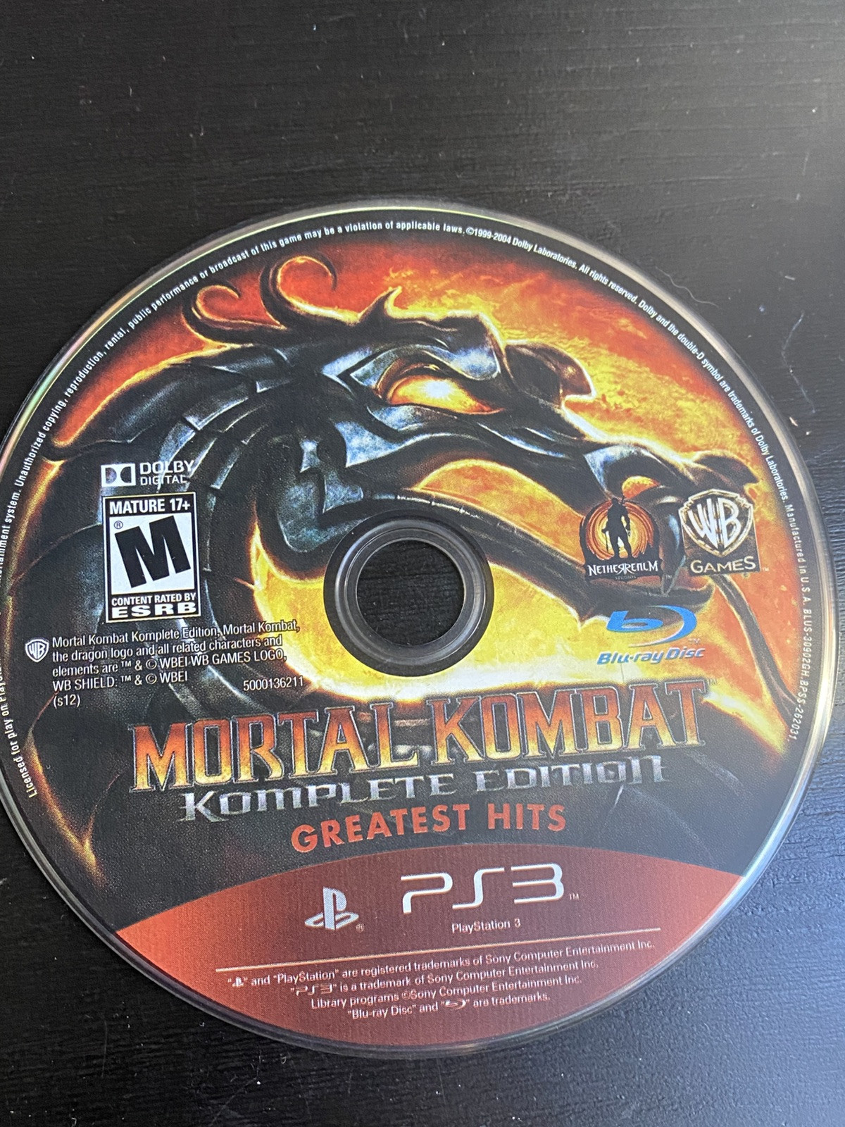 Mortal Kombat Komplete Edition (Sony PlayStation 3 PS3, 2012)
