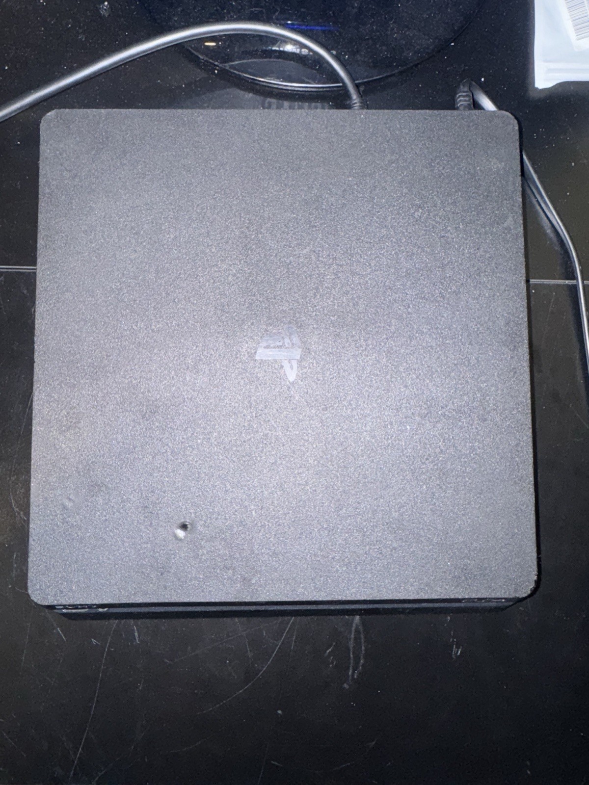 Sony PlayStation 4 Slim 1TB Console – Jet Black Console Only. Tested And Works