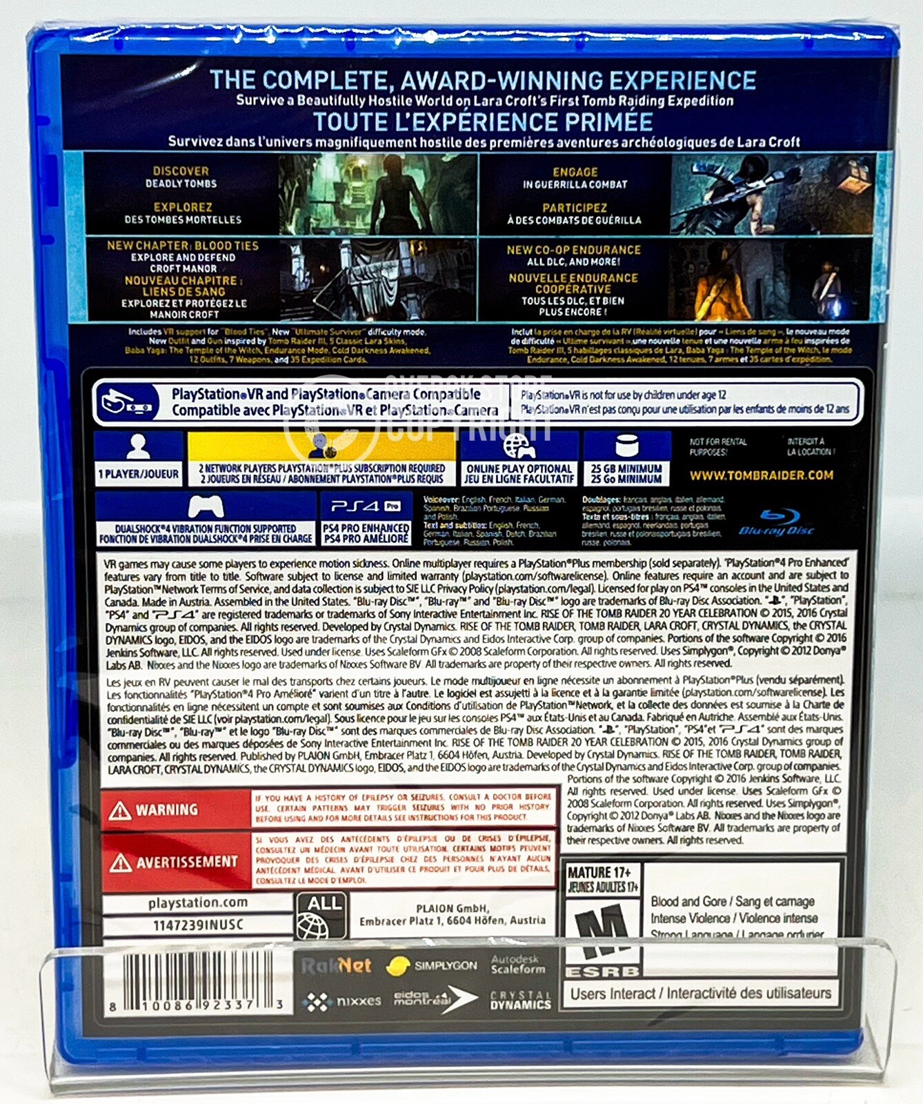Tomb Raider Bundle with 3 games – PS4 – Brand New | Factory Sealed