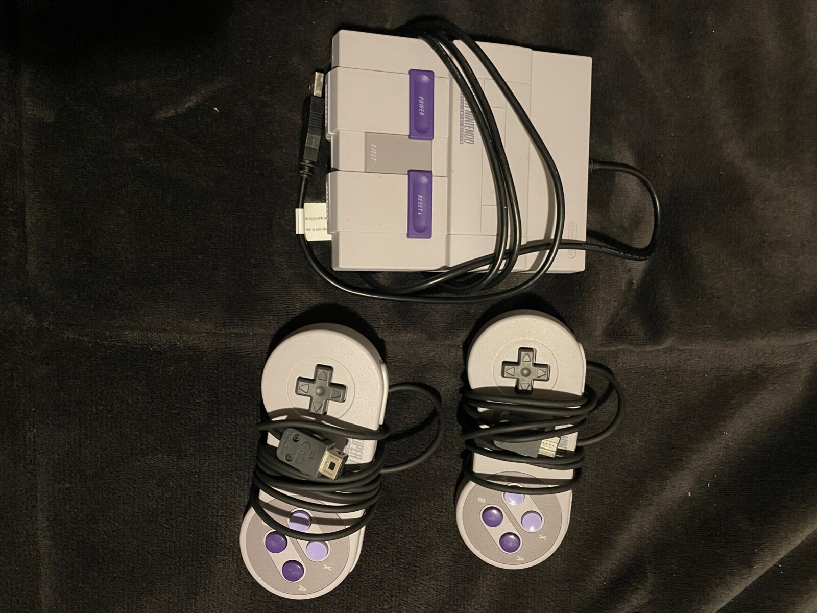 SNES Classic Edition Grey Gaming Console