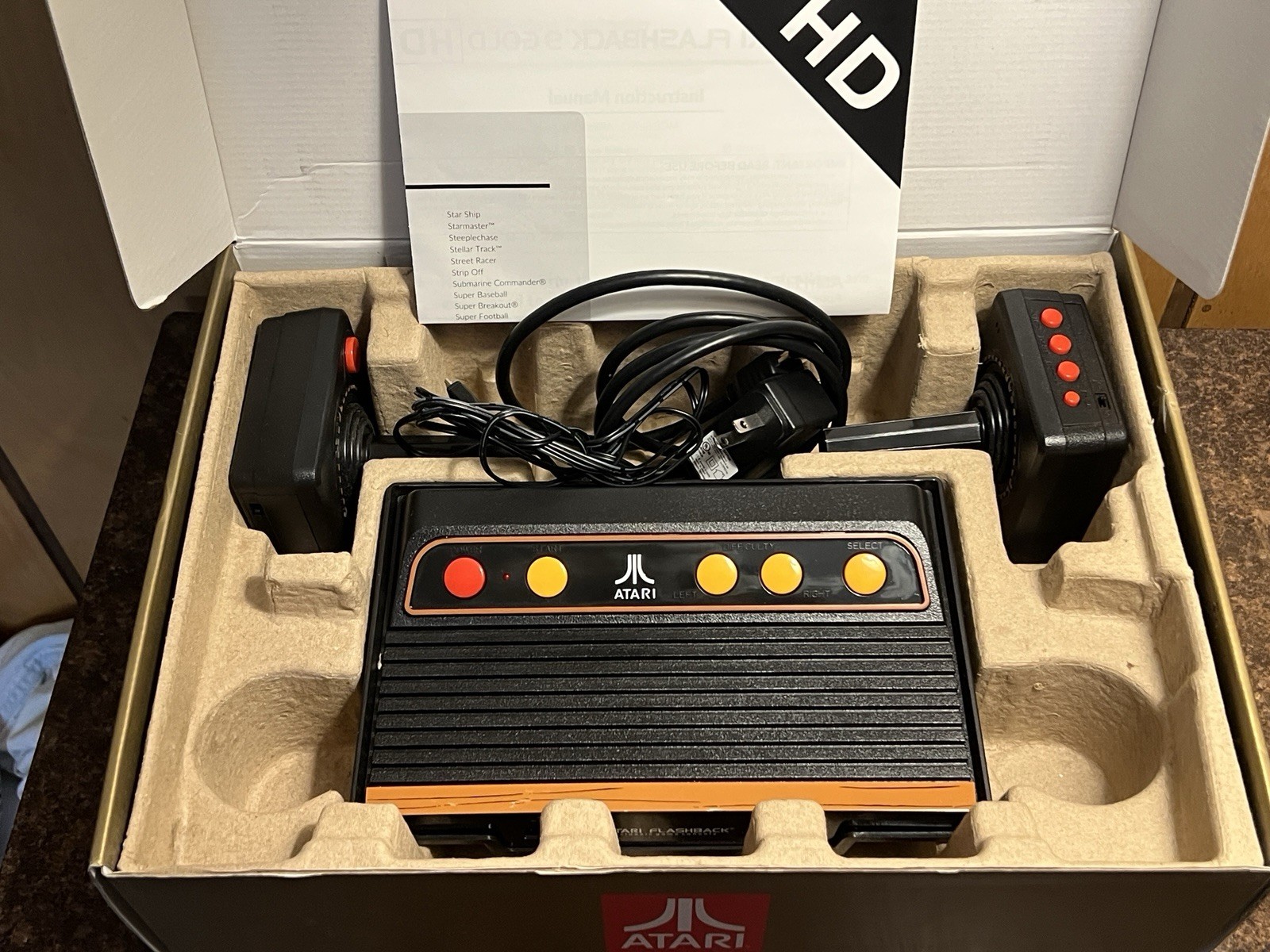 AtGames Atari Flashback 9 Gold HD Console w/ 120 Built-in Games HD Game System