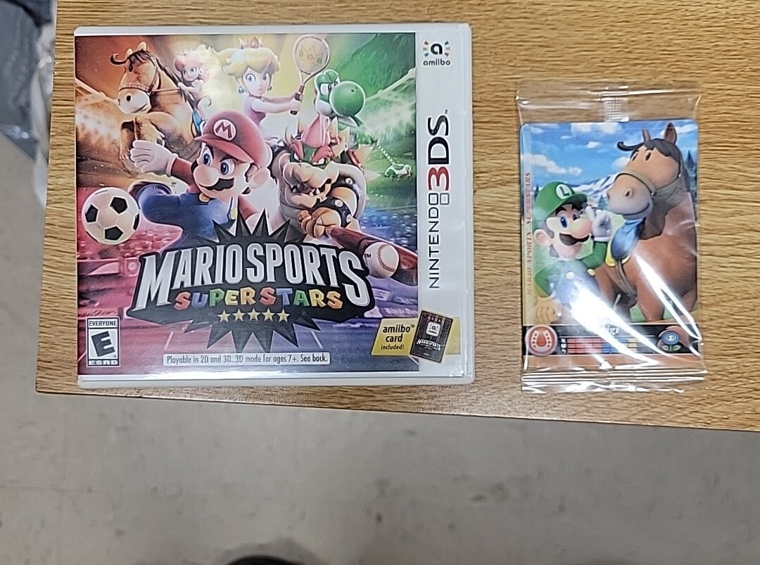 Mario Sports Superstars (Nintendo 3DS) Complete with Luigi Amiibo CIB