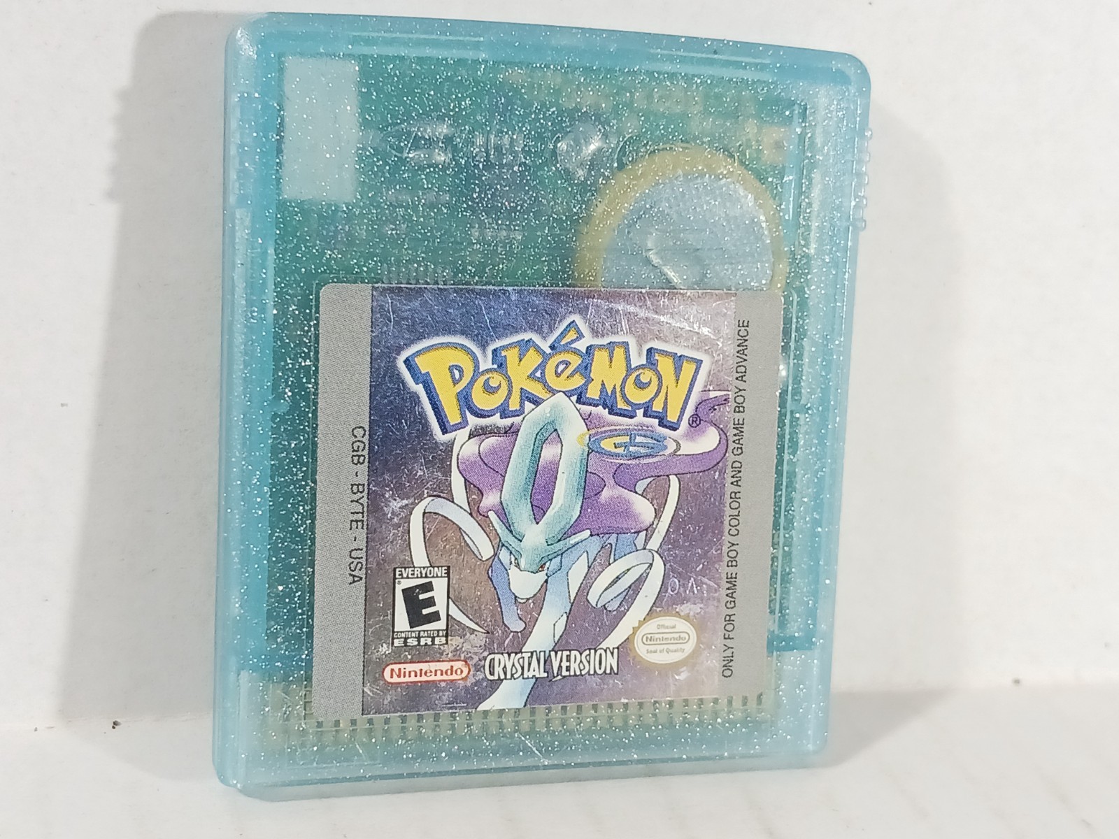 Pokemon Crystal Authentic New Battery Saves Clock Nintendo Game Boy Color GBC