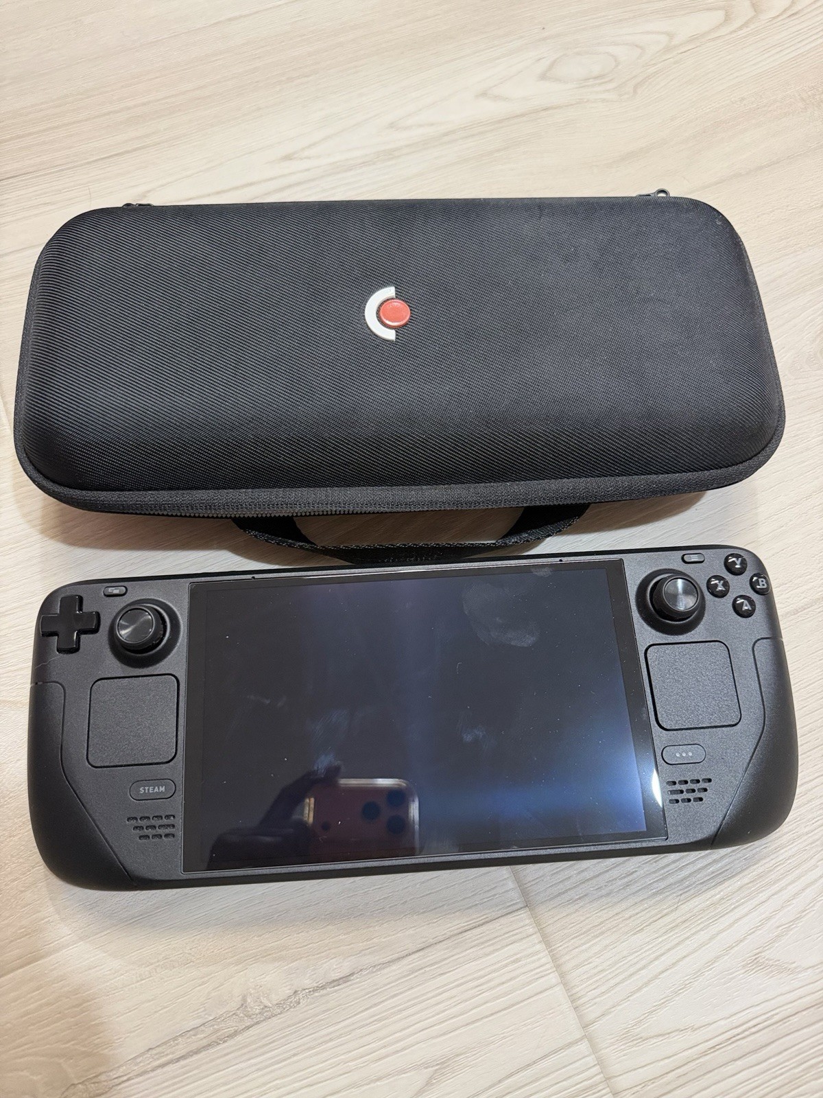 Valve Steam Deck 512GB Black Handheld System Touchscreen w/ Carrying Case
