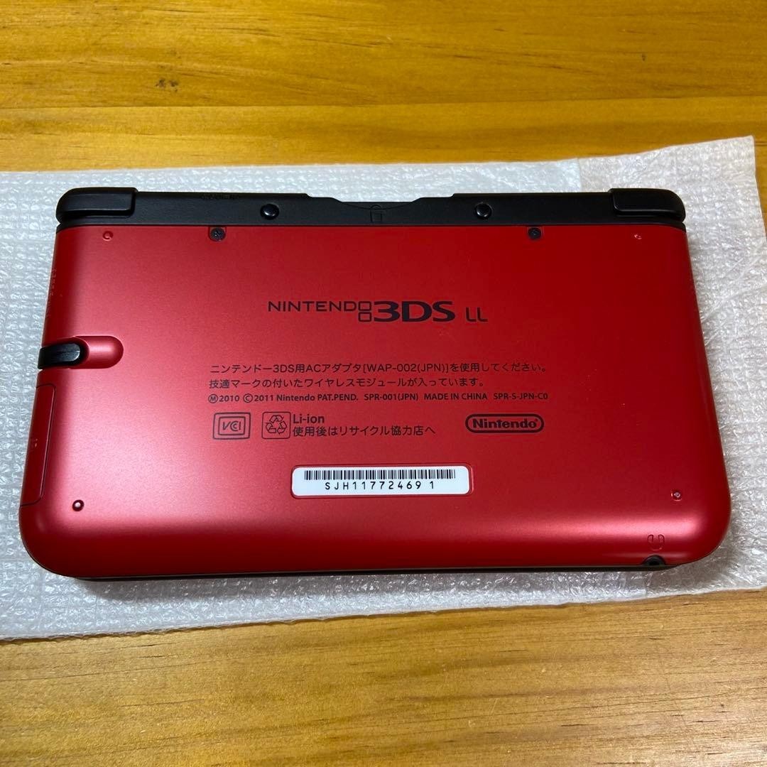 Nintendo 3DSLL Console, Red x Black 5838 From Japan