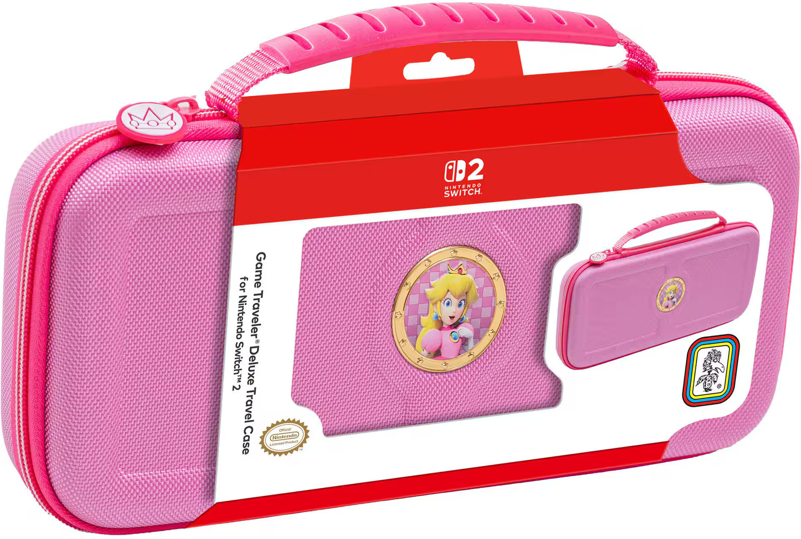 RDS Industries – Game Traveler Deluxe Princess Peach Case – Pink