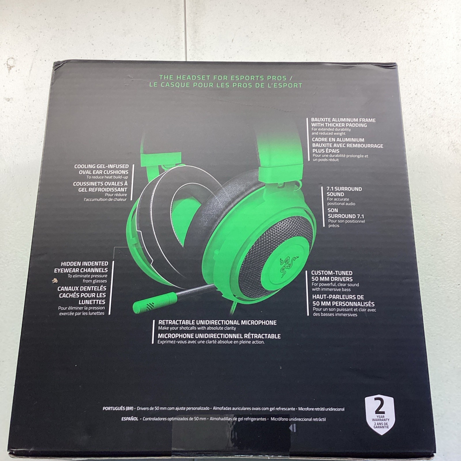 Razer Kraken Multi-Platform Wired Gaming Headset- PC/MAC/XBOX/Switch/Playstation
