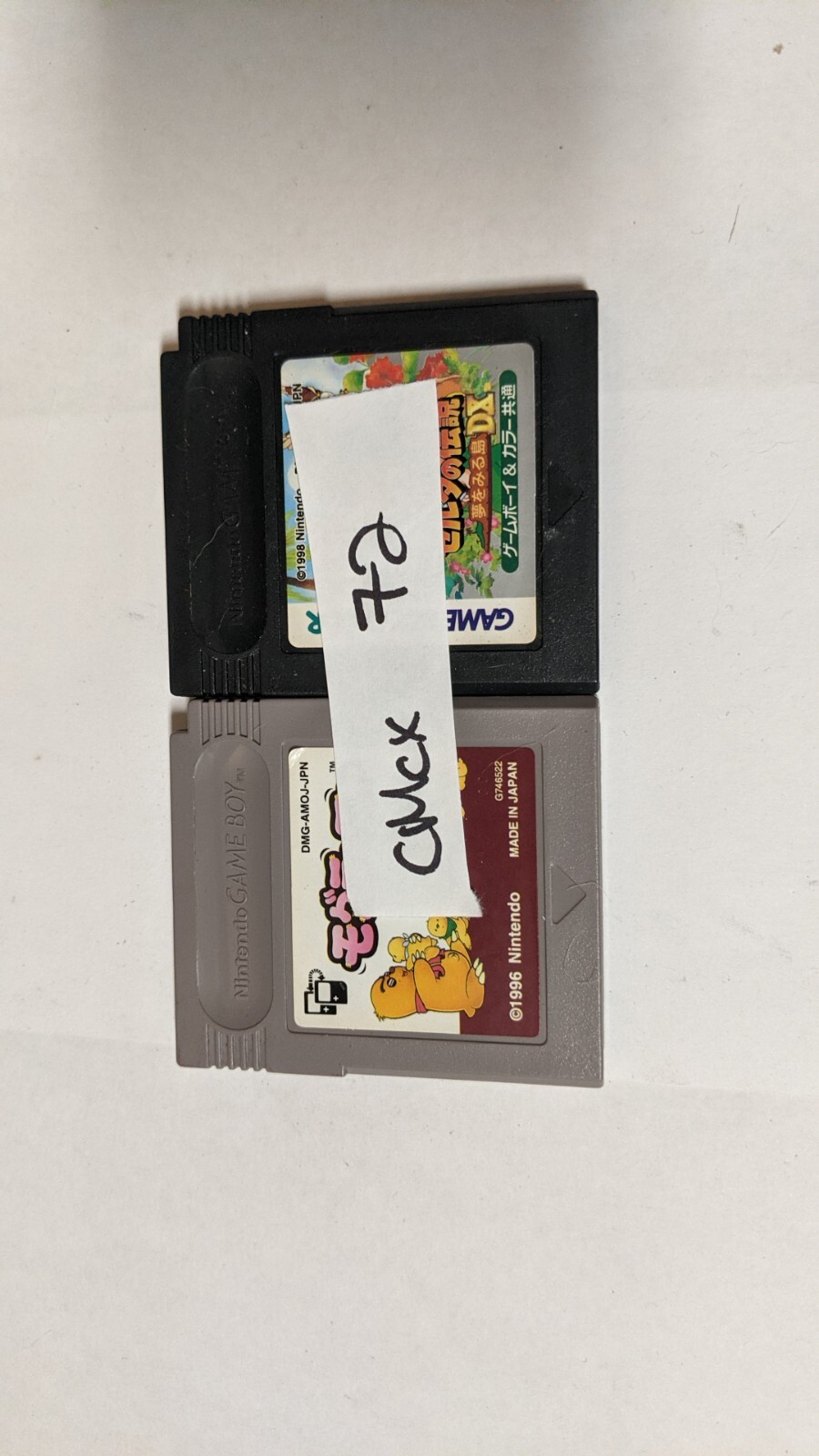 Nintendo Game Boy Japanese Lot of 2 – Mogura Nya & Zelda DX – CMcx72