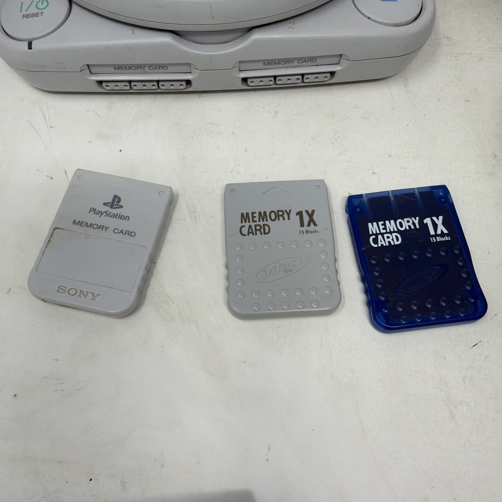 PSOne Console & LCD Screen Bundle Controller & Cords Tested Works SEE PICS