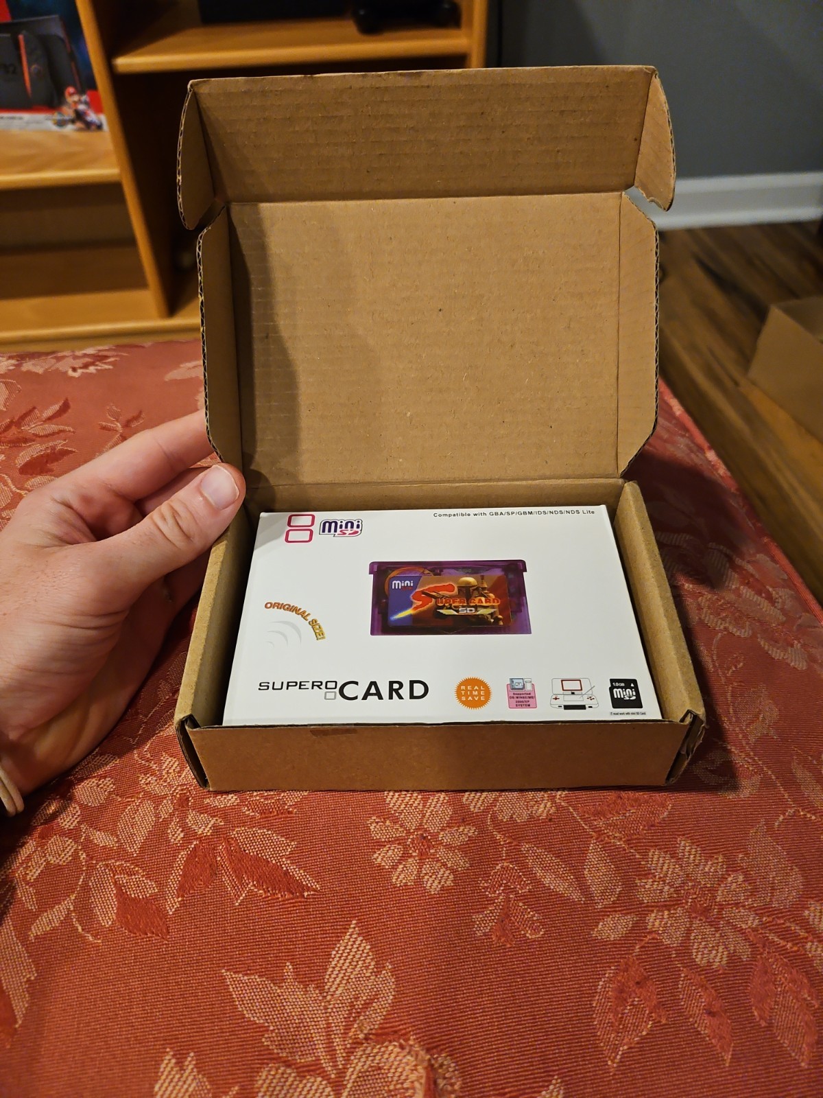 Nintendo Game Boy Advance – SuperCard Micro SD Purple Expansion Pack