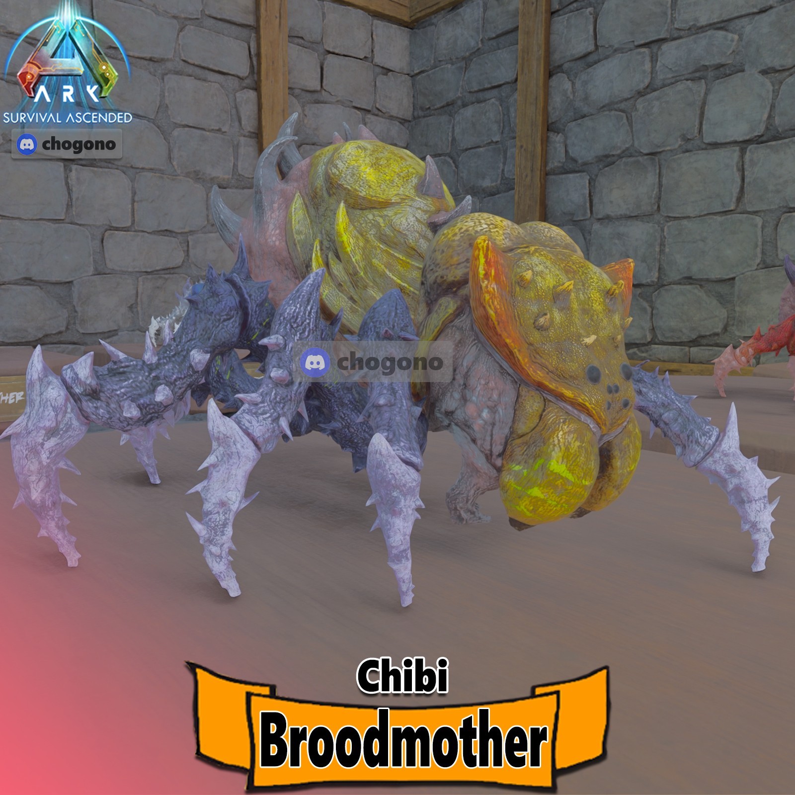 Ark Survival Ascended RARE PVE CHIBI BROODMOTHER