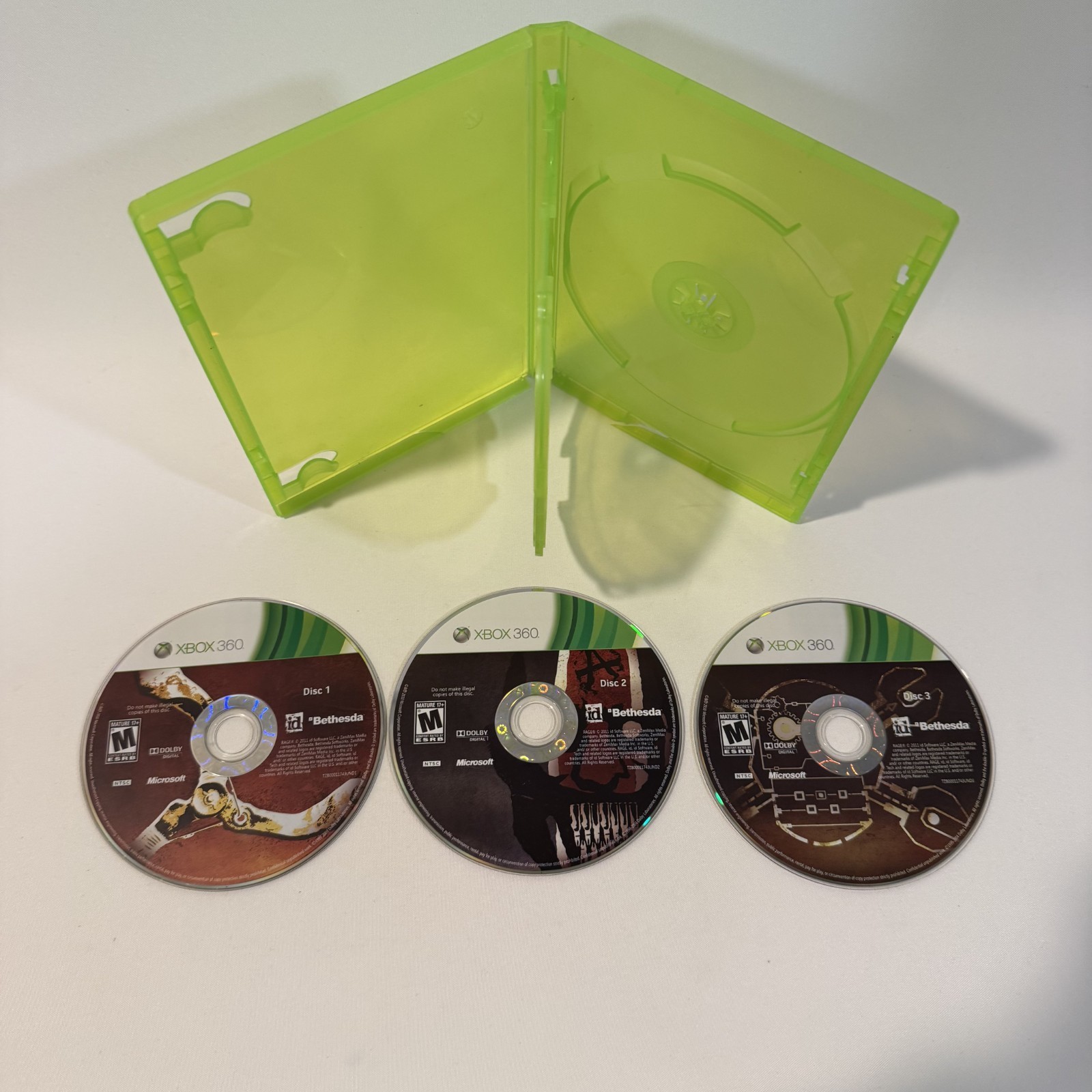 RAGE Microsoft Xbox 360 Open World First Person Shooter Action Video Game