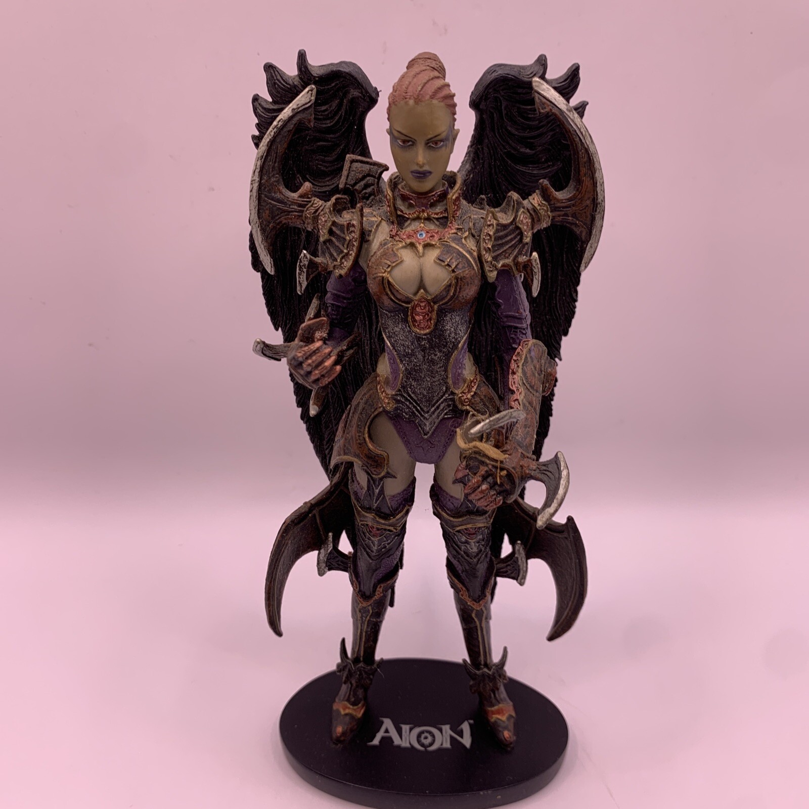 Avia Figure from Aion Limited Collectors Edition Winged Asmodian Daeva *AS IS*
